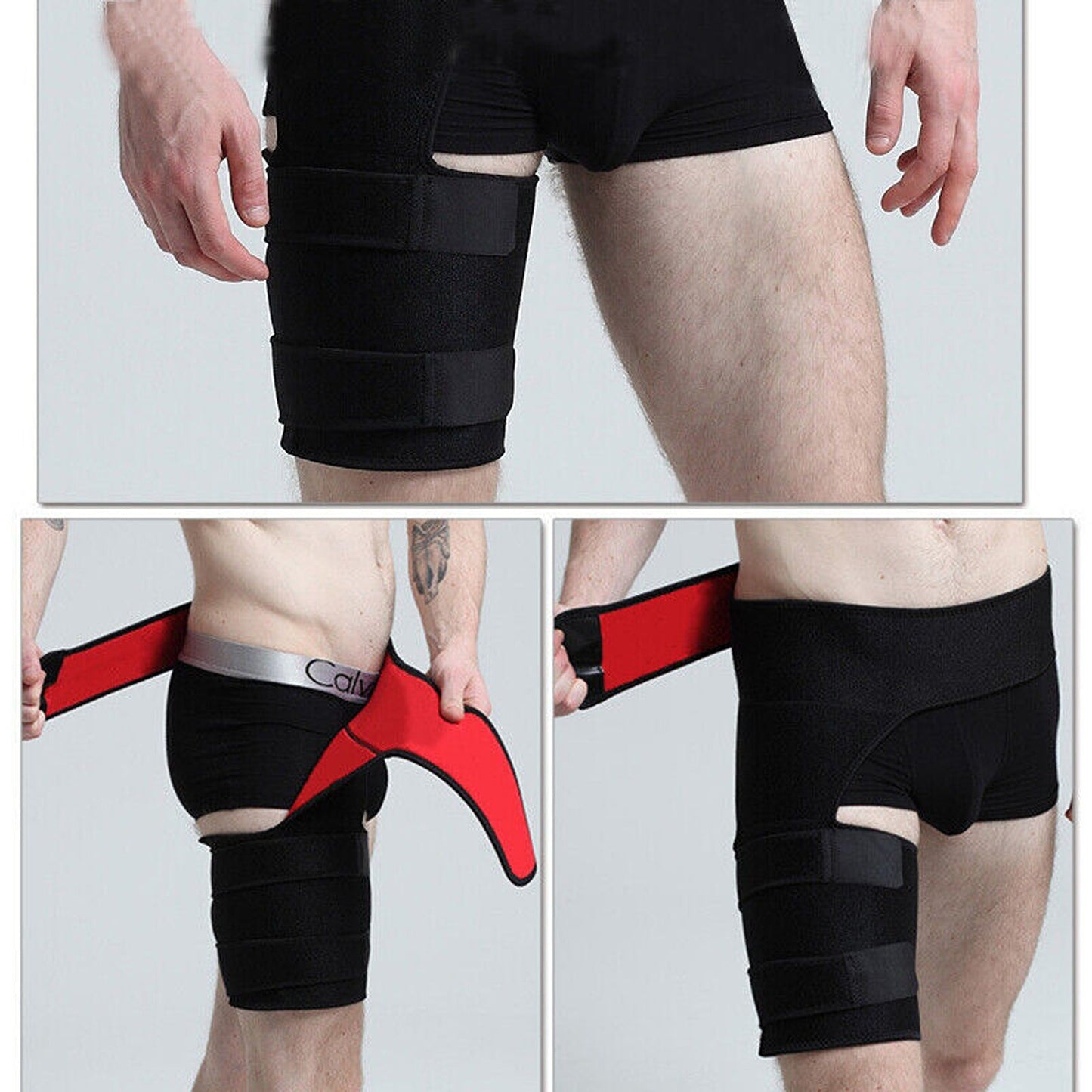 Thigh Groin Support Wrap Compression Hip Brace for Sciatica