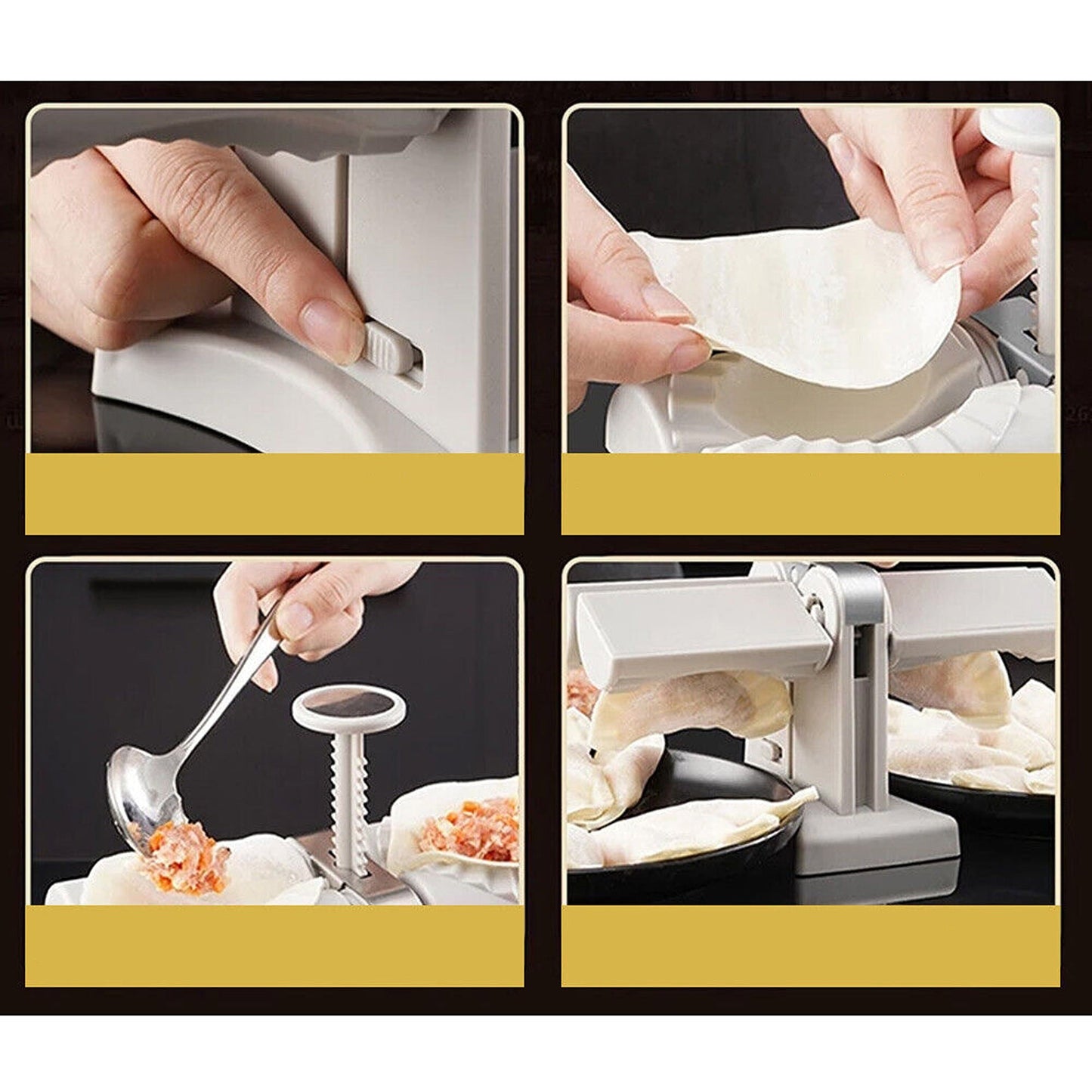 Hand-Press Style Automatic Dumpling Mould Maker