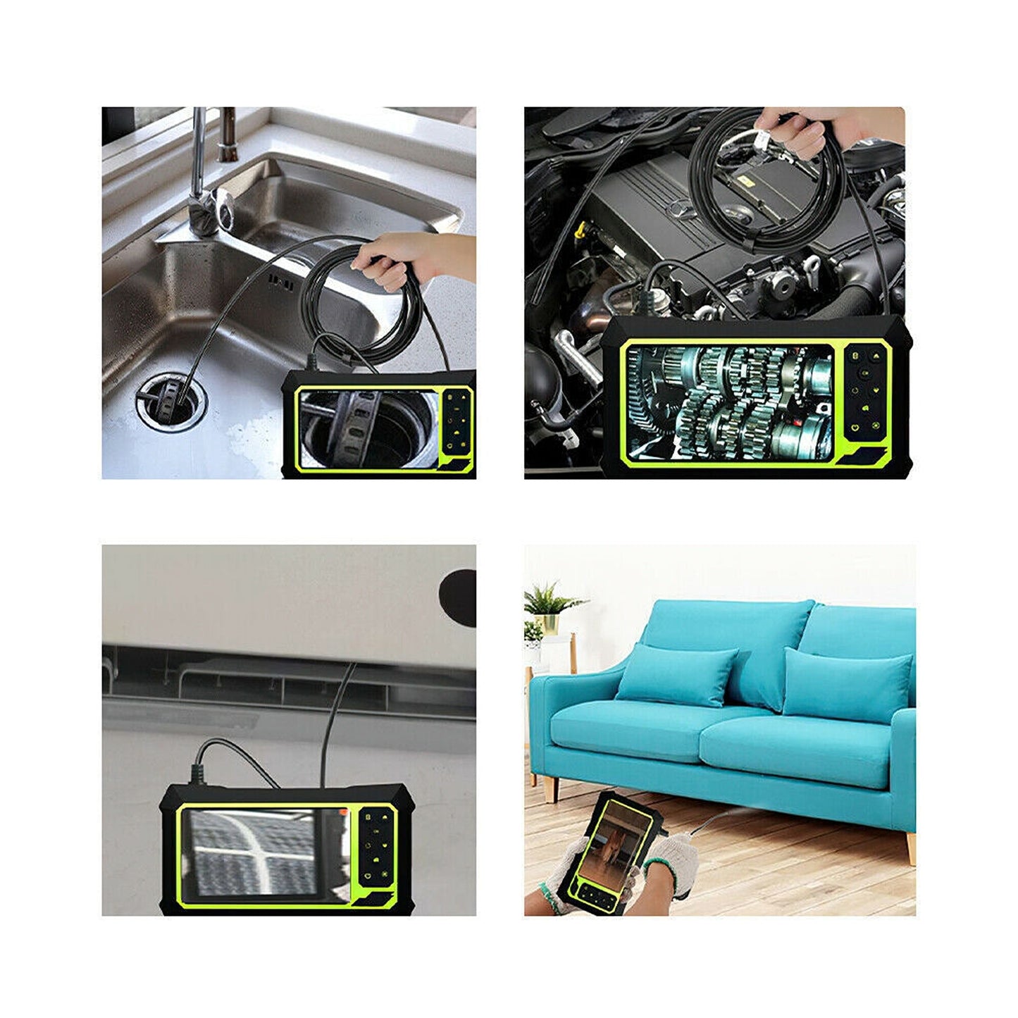 Industrial Borescope Inspection Camera with 4.3in HD Screen 1080P