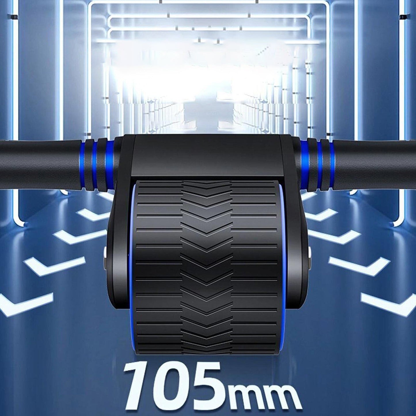 Automatic Rebound Abdominal Roller Fitness Exercise Wheel