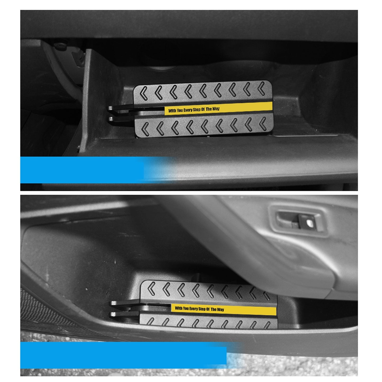 Portable Car Doorstep Adjustable Vehicle Access Step for Emergency Escape