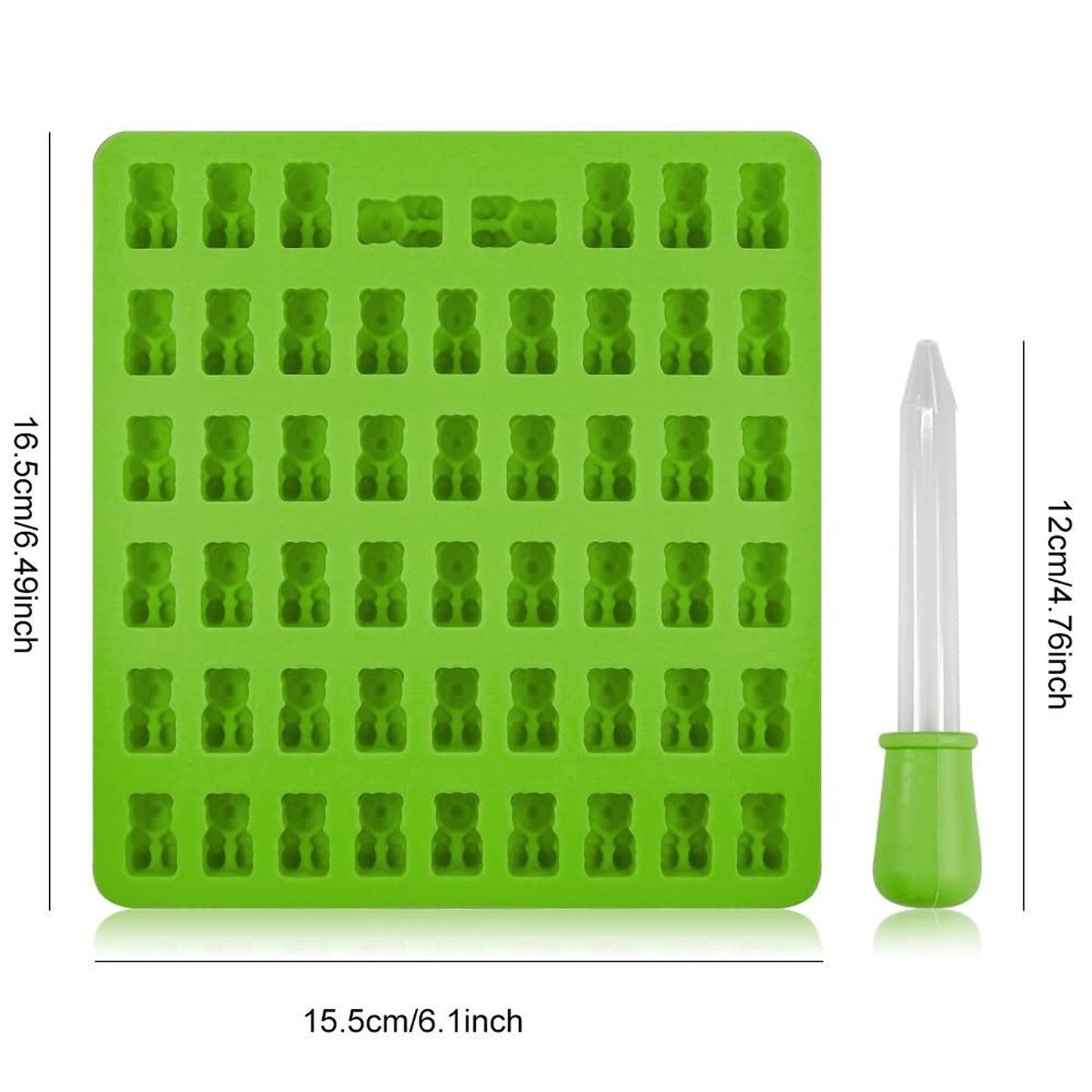 Gummy Bear Silicone Chocolate Mold Ice Cube Candy Jelly Baking Tray