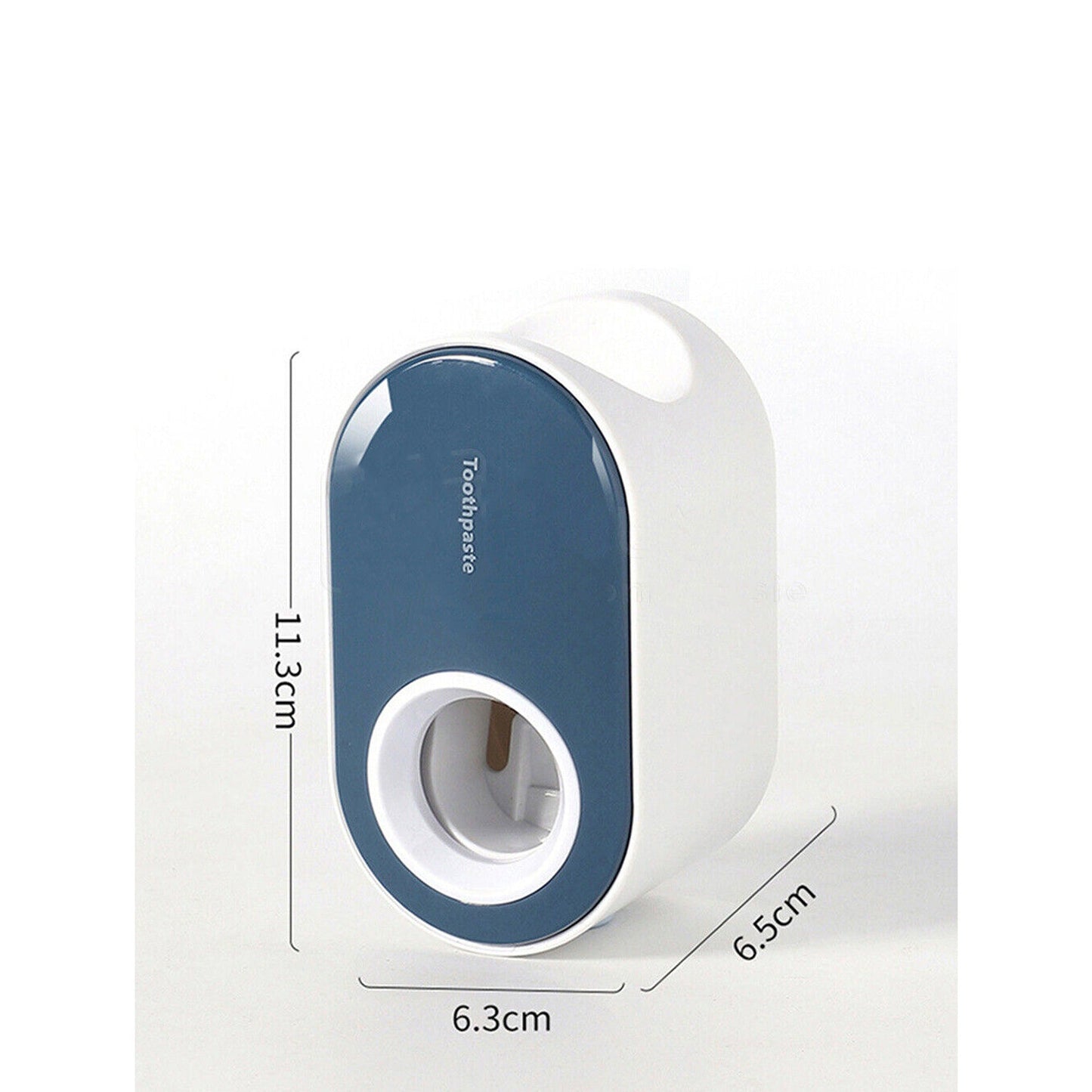 Wall-Mounted Automatic Toothpaste Dispenser and Toothbrush Holder