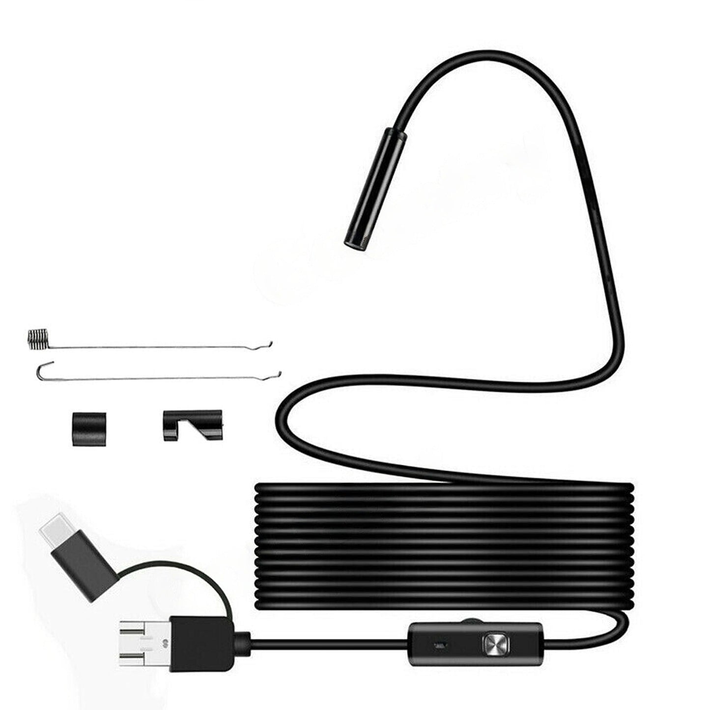 Endoscope Inspection Camera Waterproof USB Type-C Borescope for Android