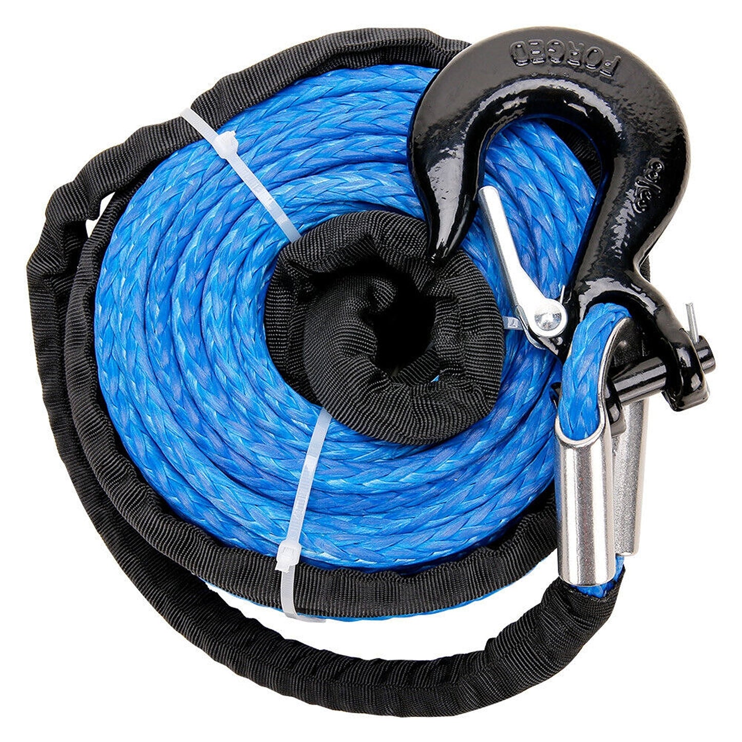 Synthetic Dyneema Winch Rope with Recovery Tow Hook