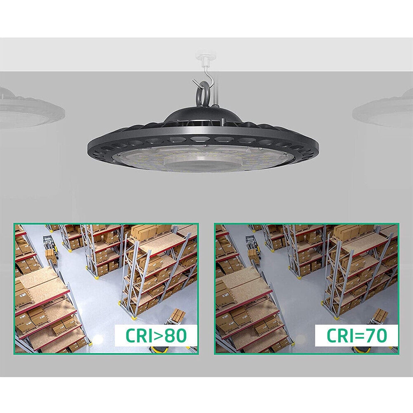 High Bay LED Warehouse Lighting 240V UFO Shed Light with AU Plug
