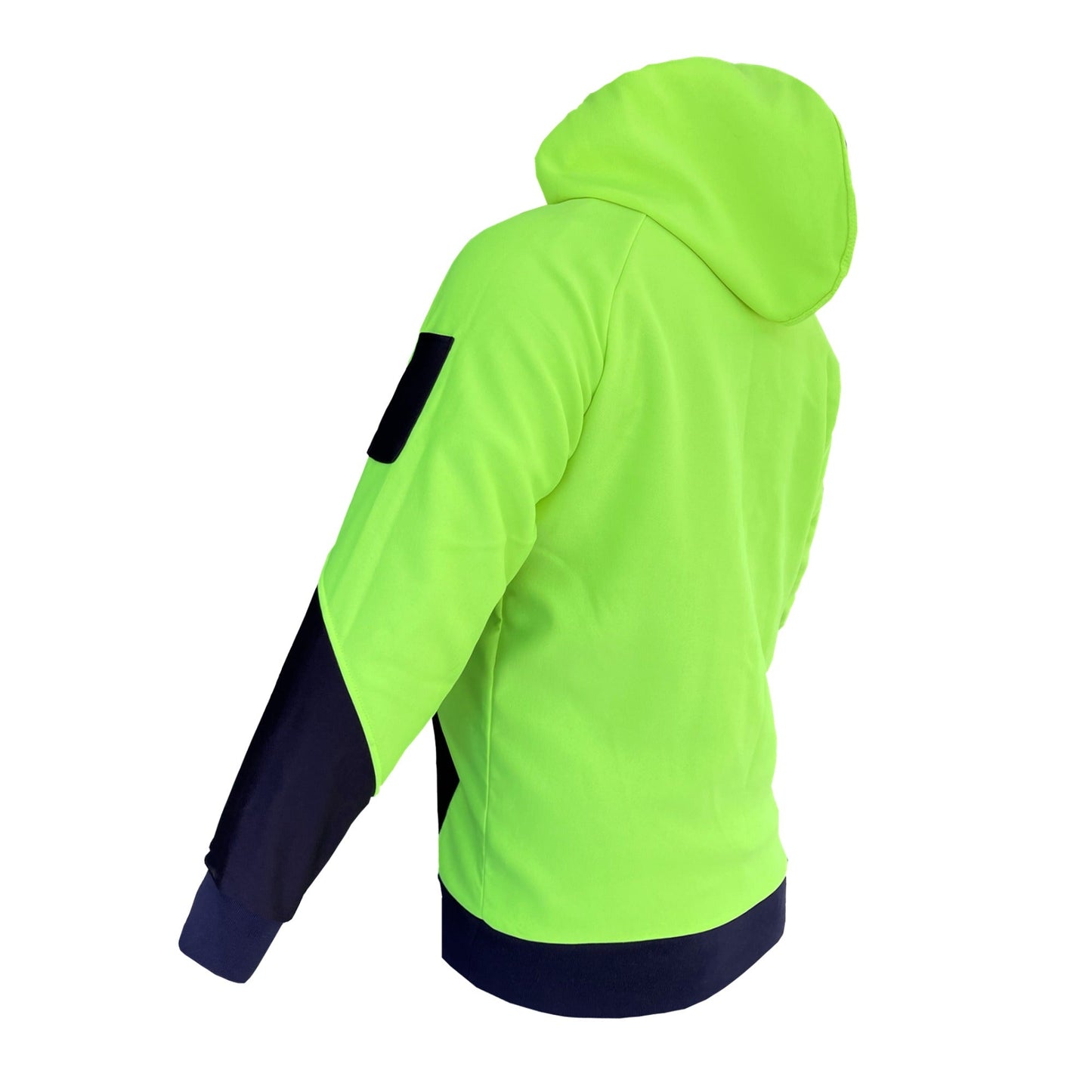 Yellow Fleece Hoodie Brushed Hooded Jacket Sweatshirt Jumper Pullover