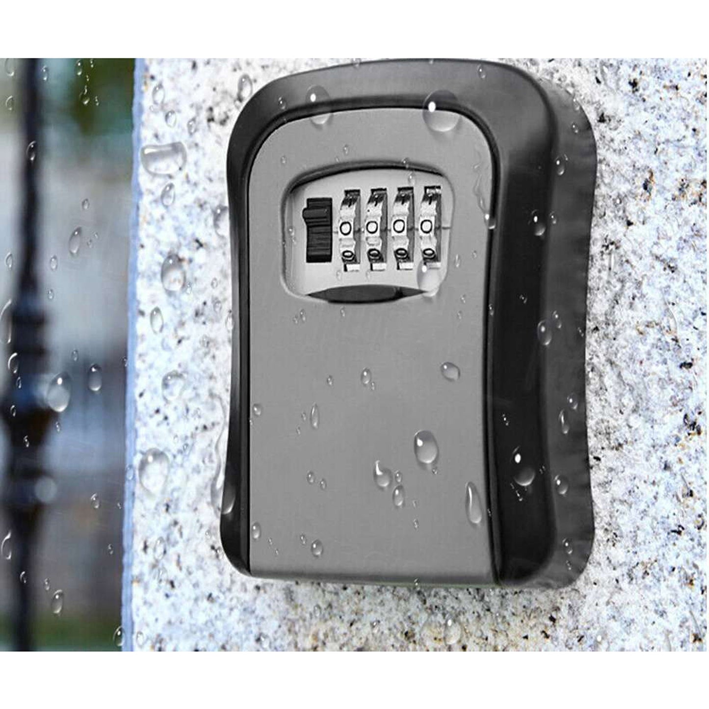 Combination Lock Safe Box 4 Digit Wall Mounted Security Storage