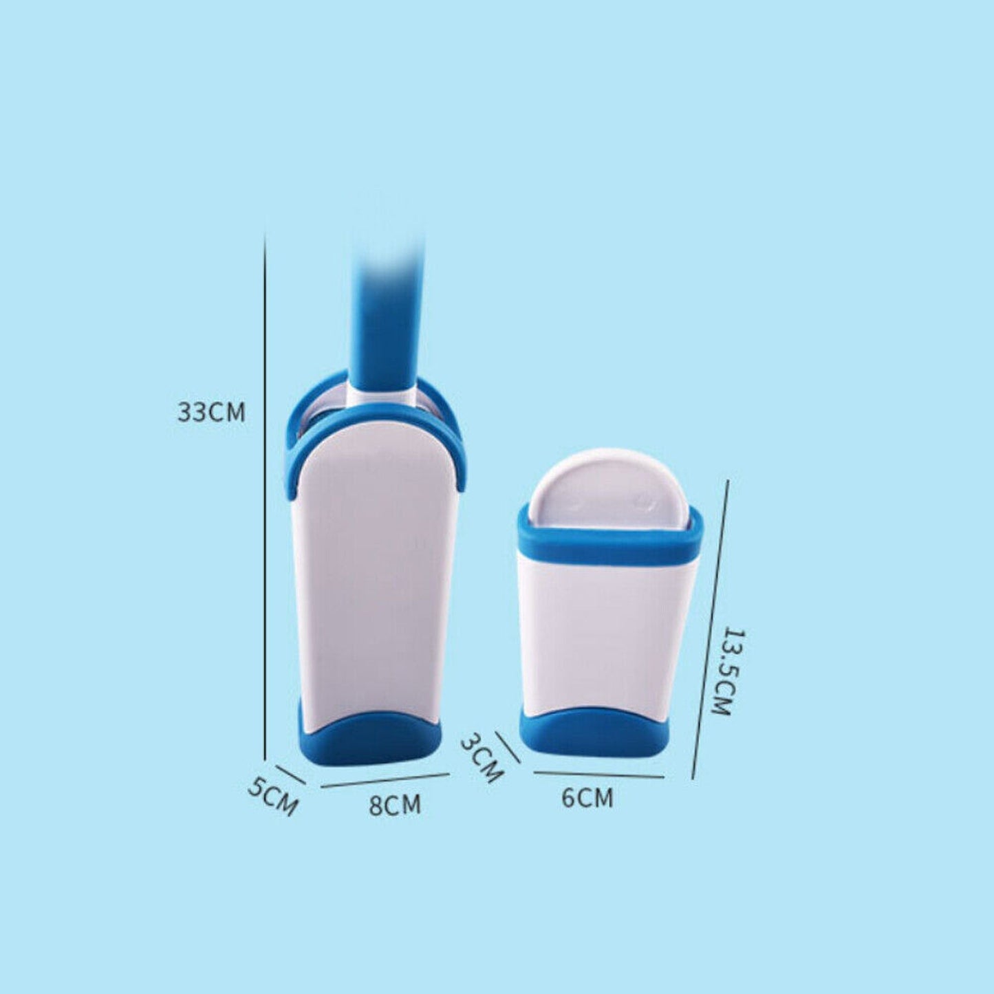 Double Sided Pet Hair Lint Remover Brush with Self Cleaning Base