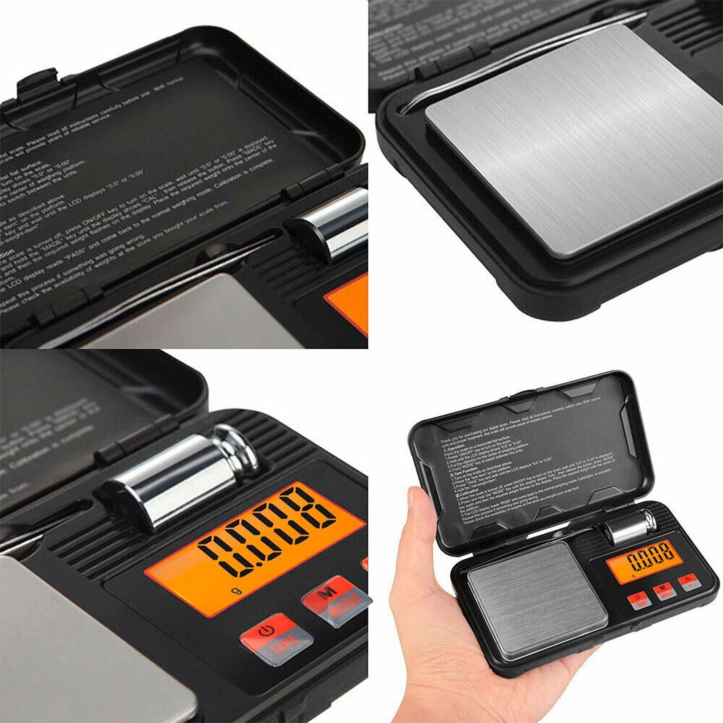 Pocket Digital Scales for Weighing Gold and Jewellery 50g Capacity