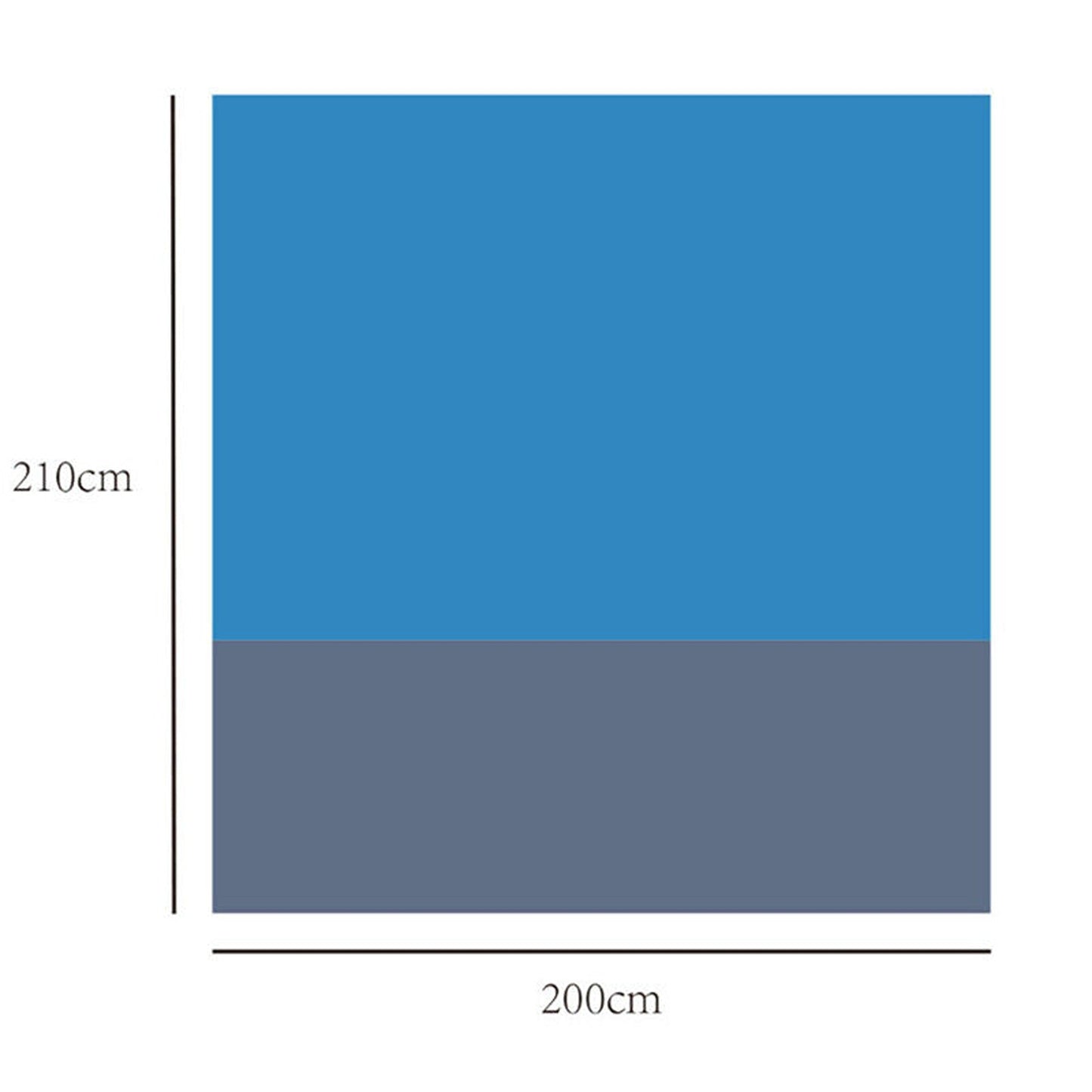 Blue Sand Free Beach Mat Waterproof Portable Outdoor Picnic Blanket