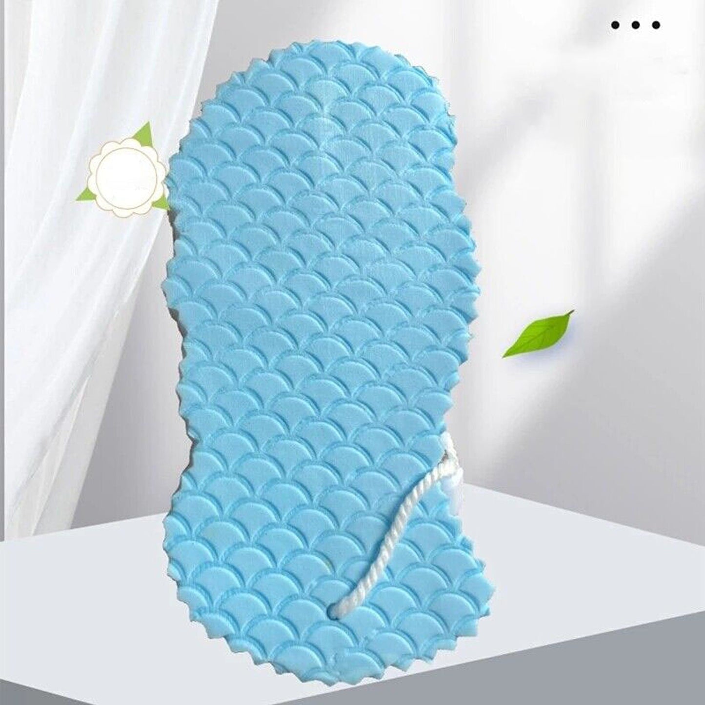 Super Soft Exfoliating Bath and Body Shower Sponge with Hook