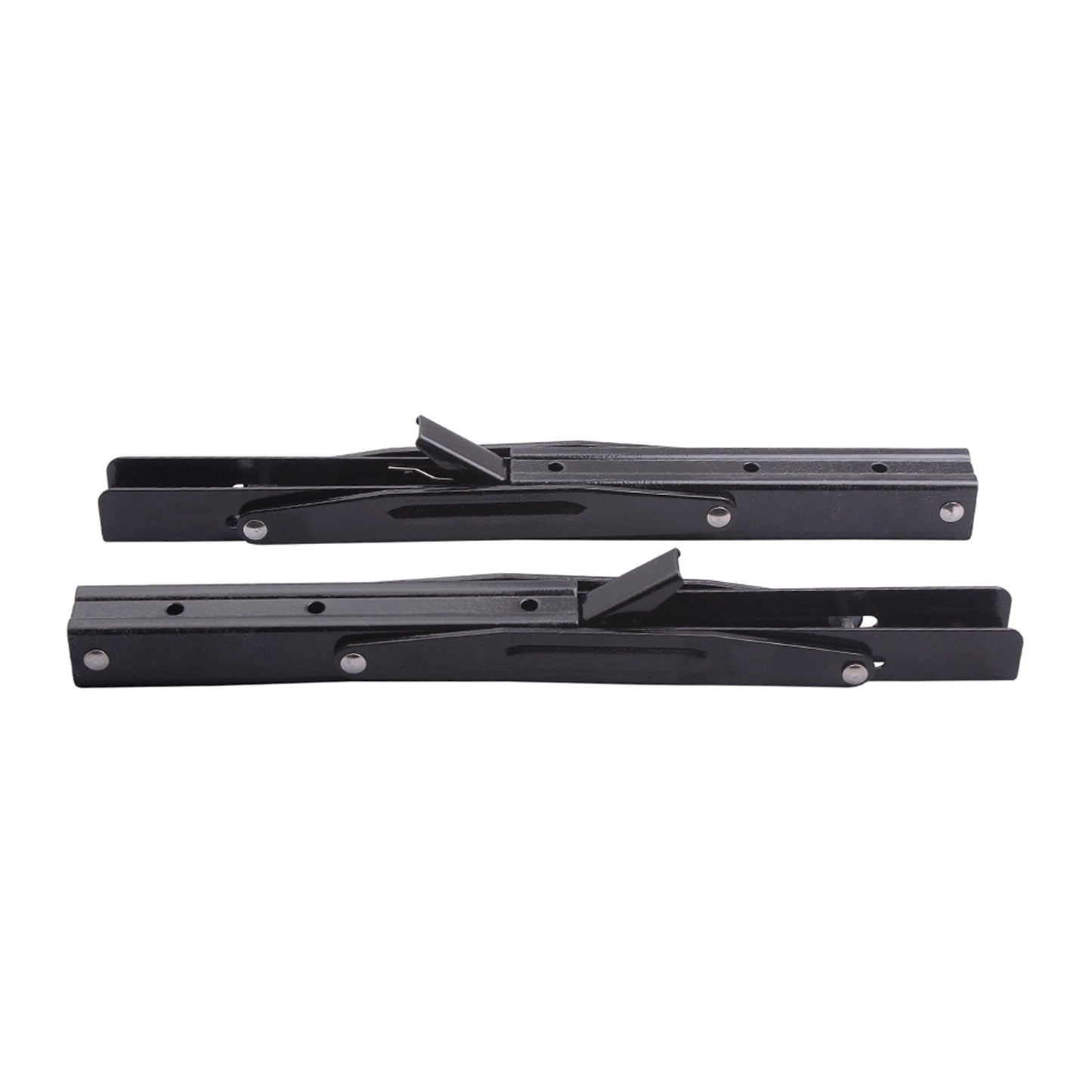 2pcs Black Steel Folding Table Bracket for Wall-Mounted Shelves