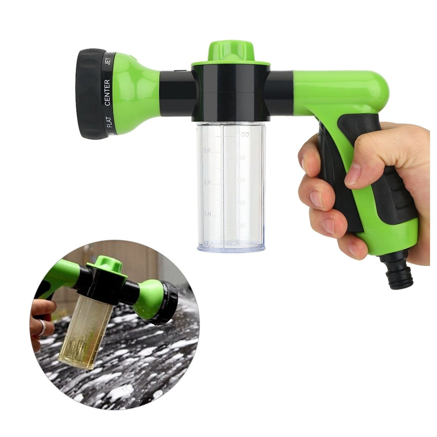 High-Pressure Car Wash Sprayer with Foam Soap Gun
