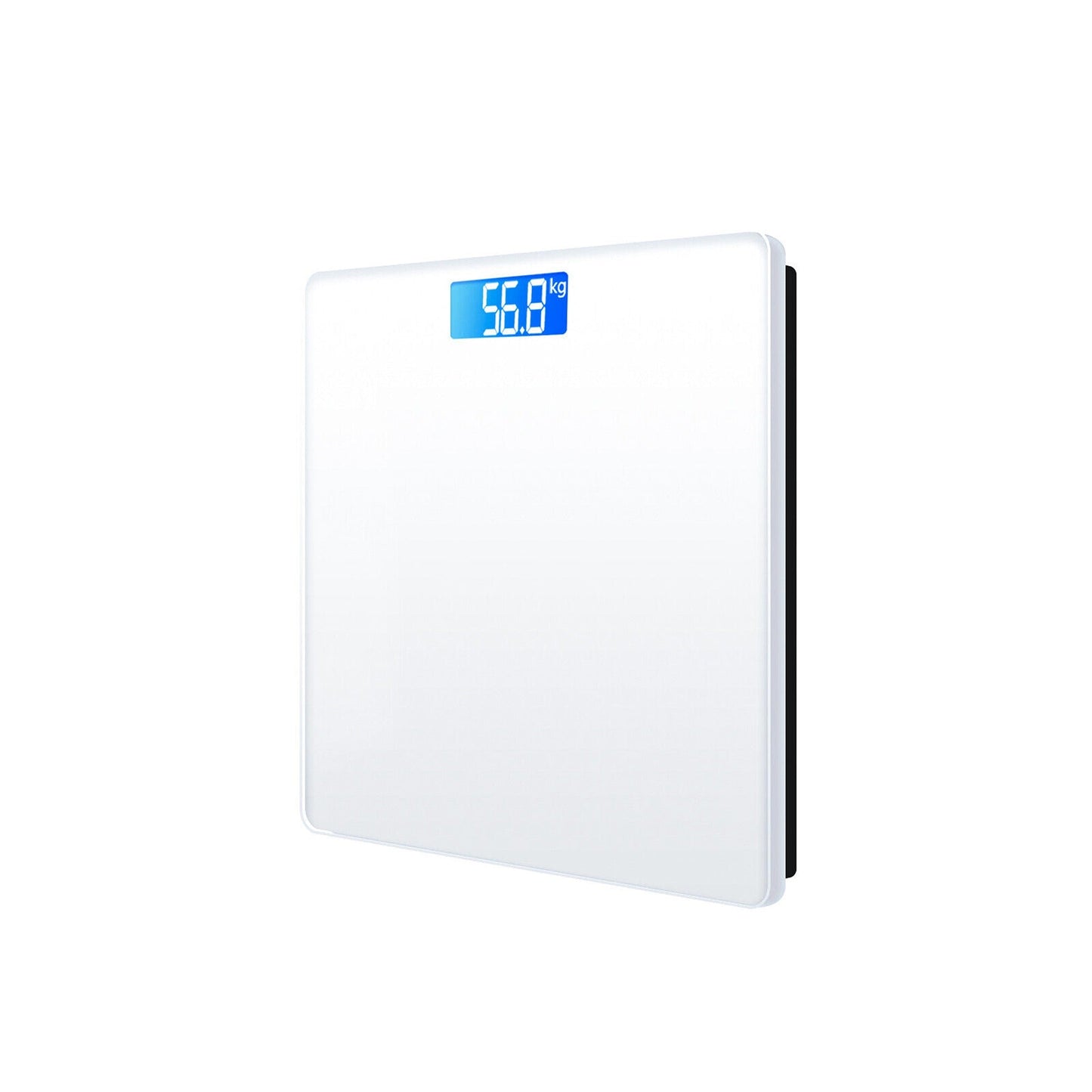 Digital Body Weight Scale with Sleek Black Glass Platform Up to 180KG
