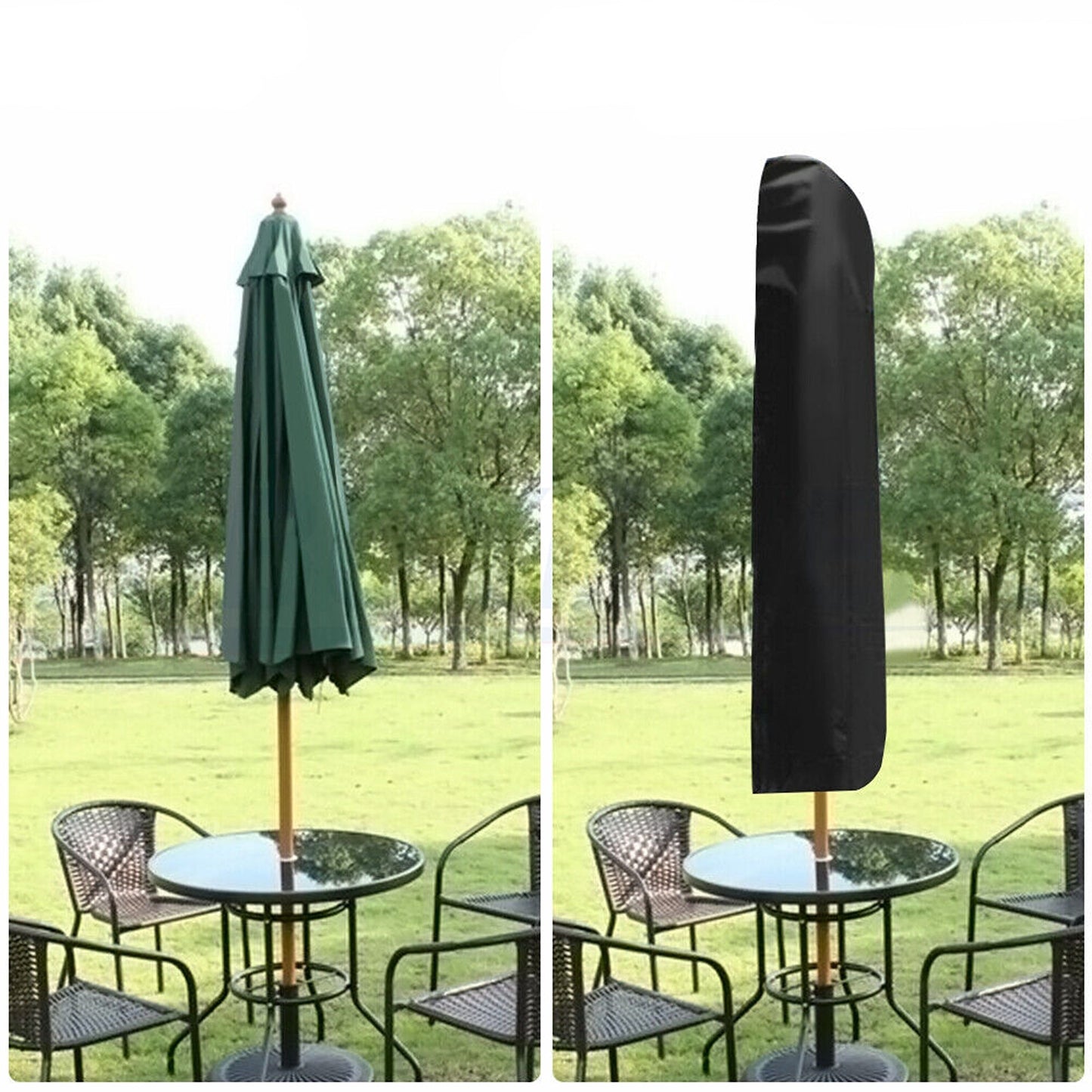 3 Sizes Outdoor Garden Cantilever Parasol Umbrella Cover