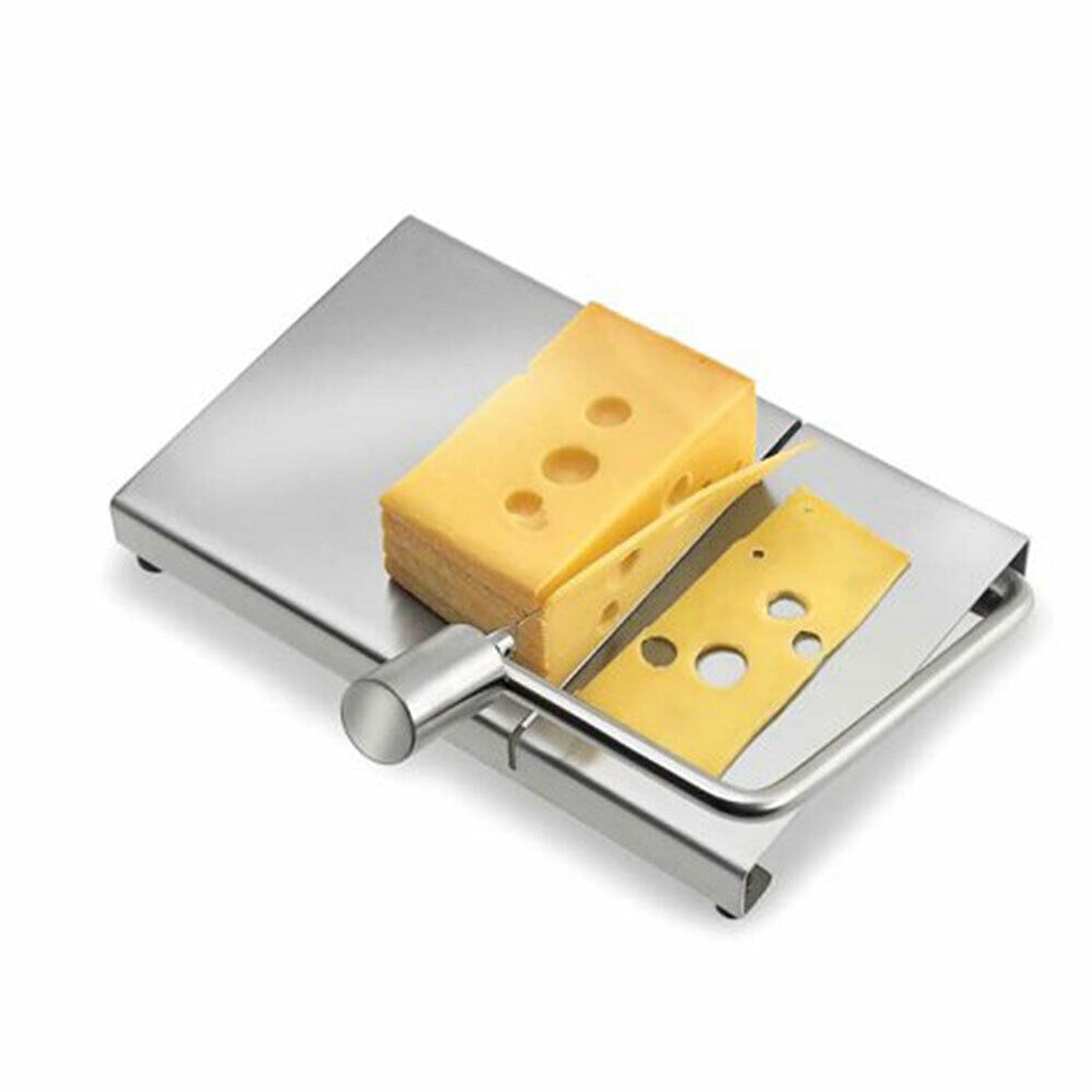 Stainless Steel Cheese and Cake Slicer with Wire Cutter