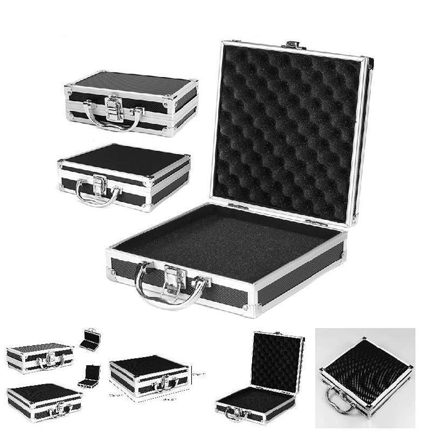 Durable Aluminium Equipment Carry Case Waterproof Tool Storage Box
