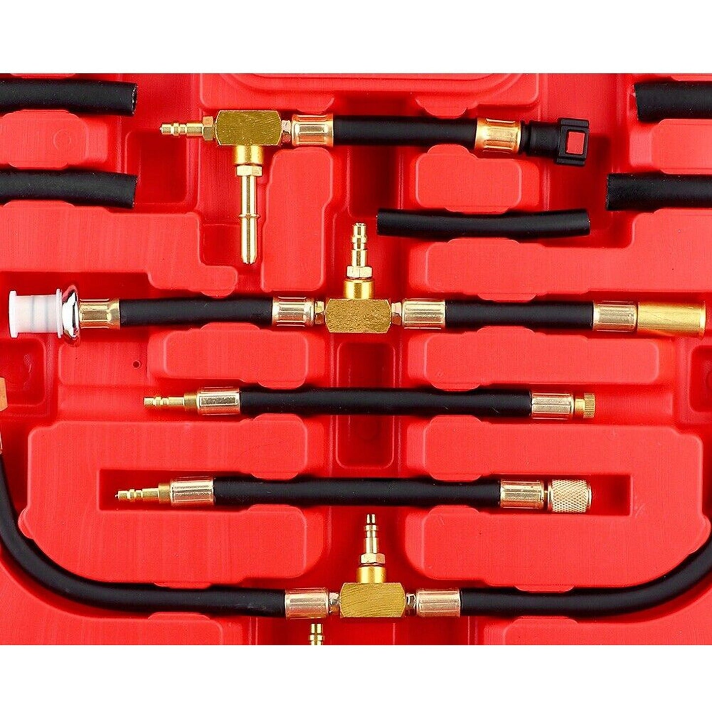 Car Fuel System Pressure Tester with Gauge Kit