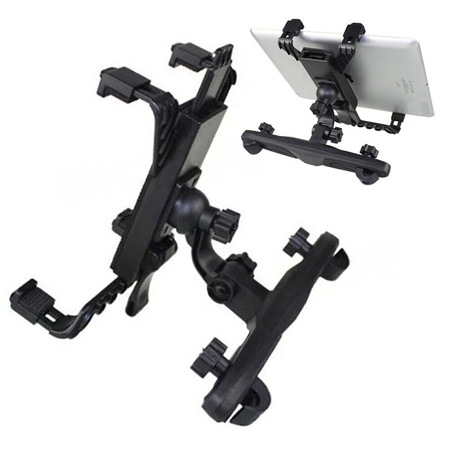 Adjustable Car Seat Headrest Mount for 8 to 12in iPad Samsung Tablet Holder