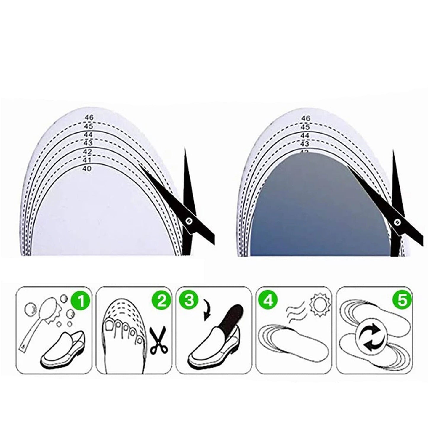 Arch Support Insoles Flat Foot Feet Plantar Insert Pad