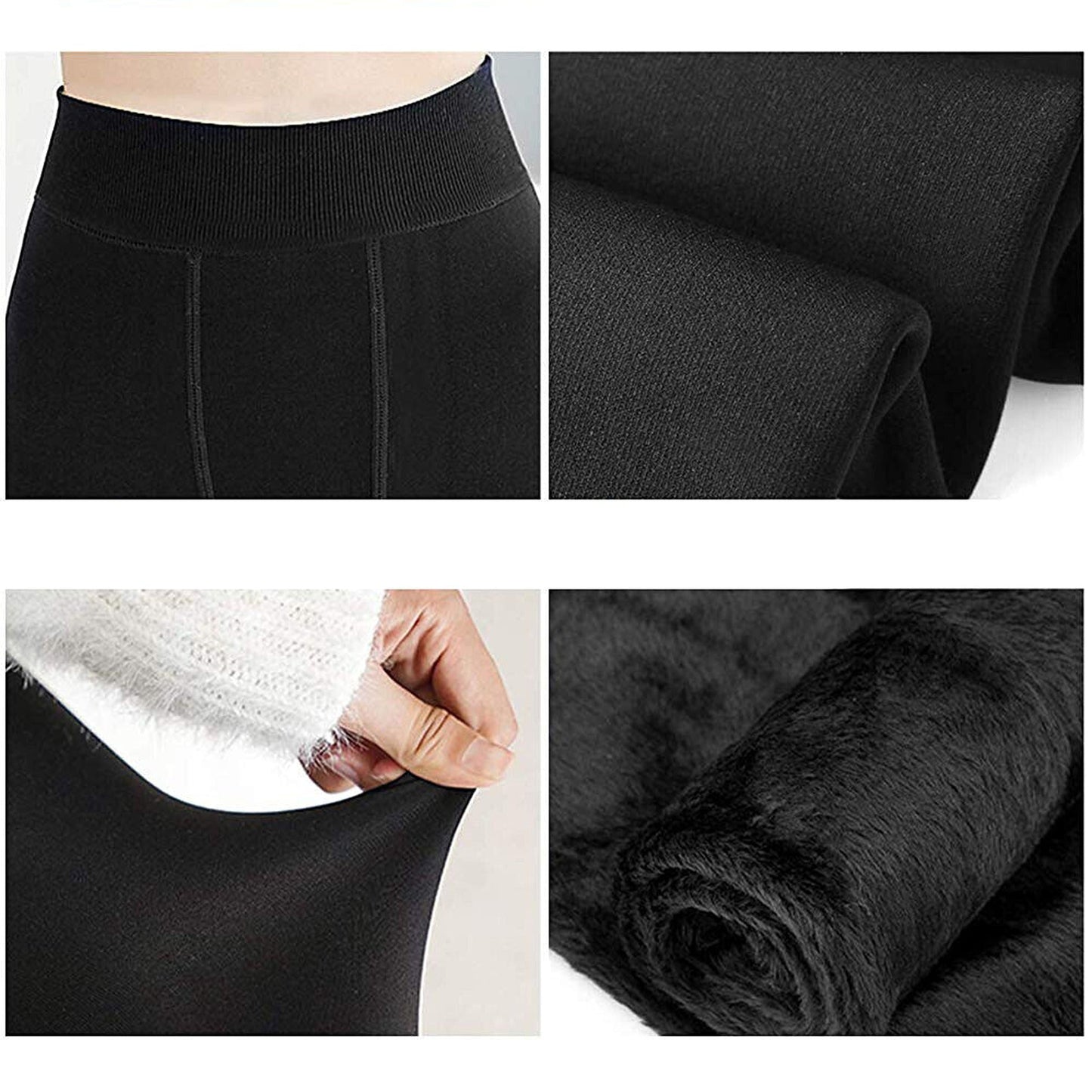 Stretch Fleece Fitness Pants for Women Winter Warm Leggings