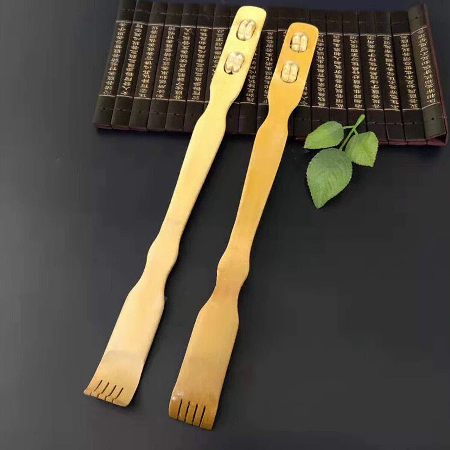 2pcs Bamboo Body Massage Back Scratcher Long Reach
