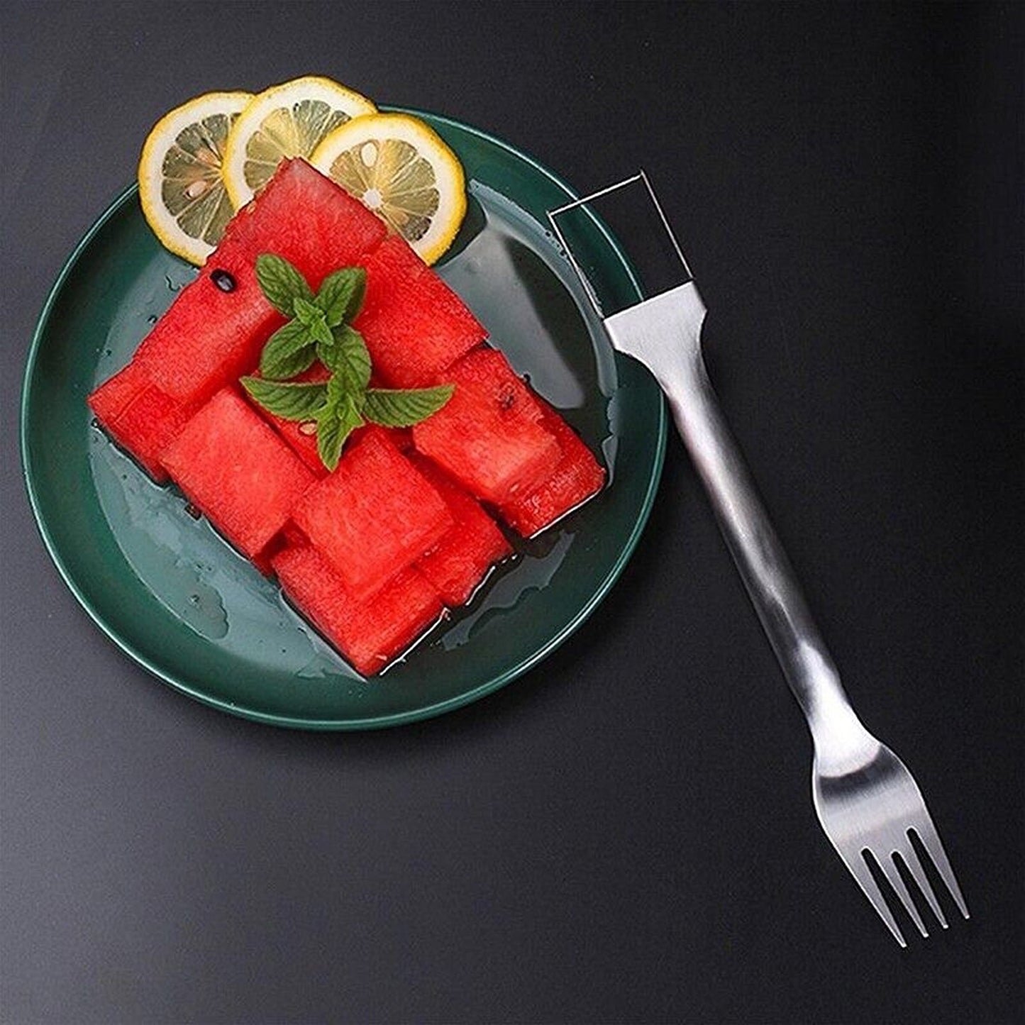 Stainless Steel Watermelon Fork and Slicer Multi-tool