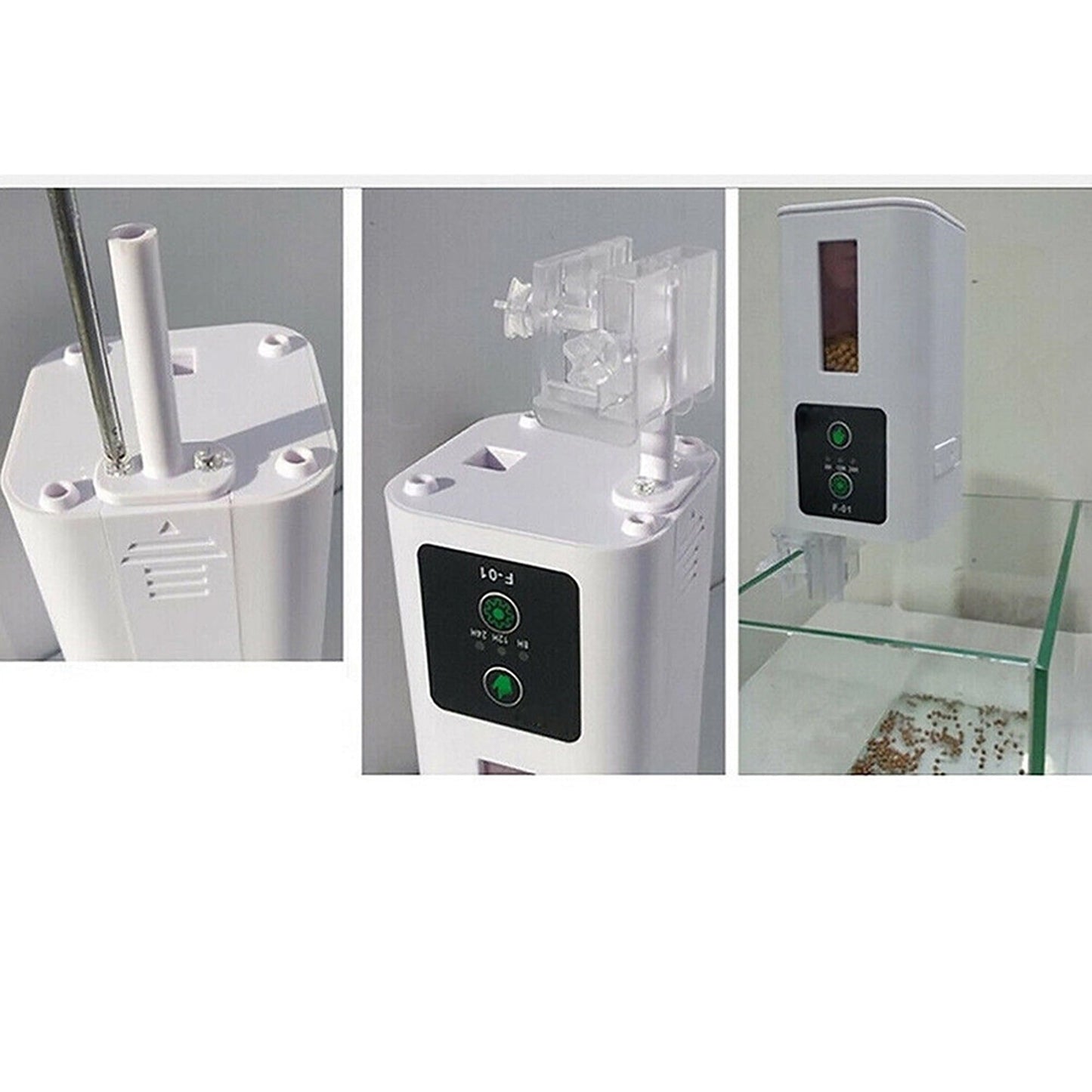 Intelligent Automatic Fish Feeder with Timer for Aquarium Feeding
