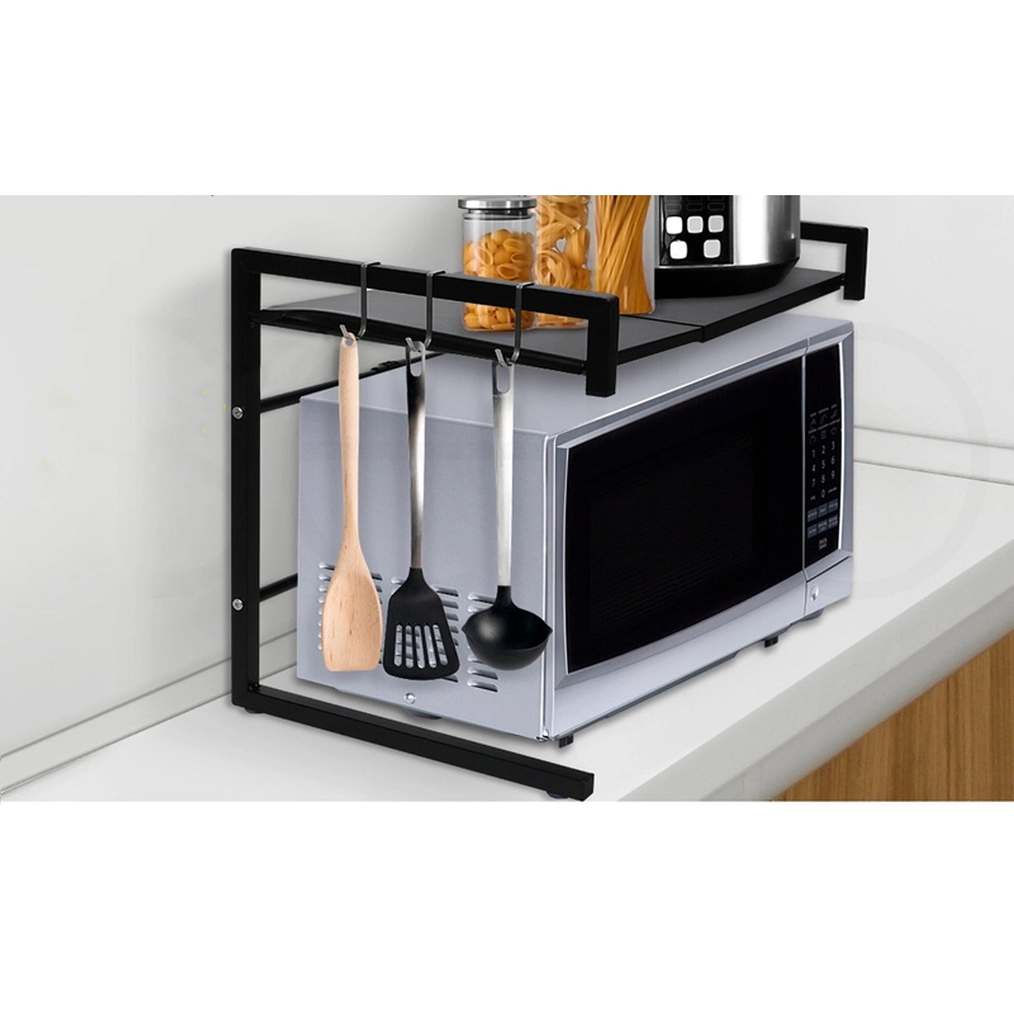 Microwave Oven Storage Rack Kitchen Organiser Shelf