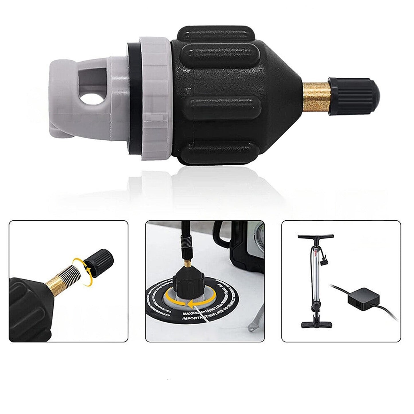 2pcs Inflatable Stand Up Paddle Board Kayak Air Valve Adapter