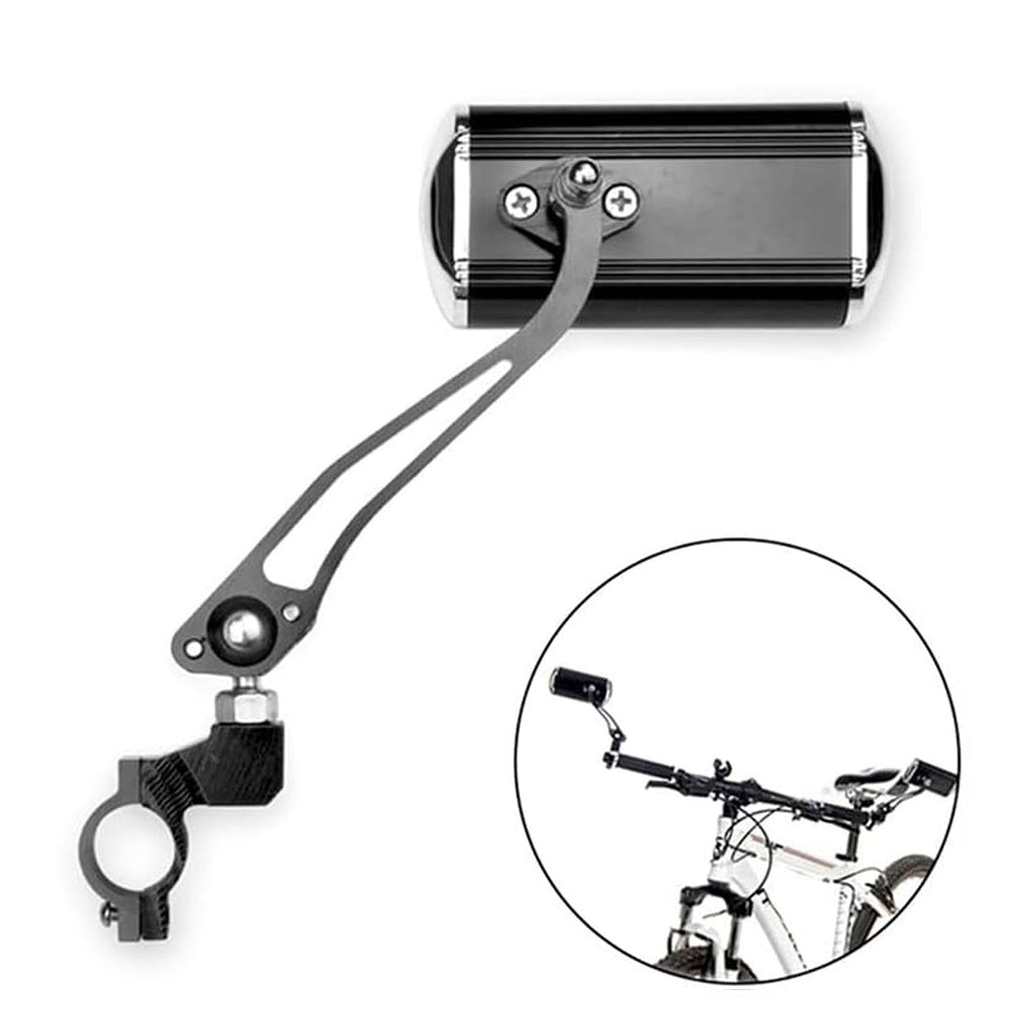 1pair Rectangular Rear View Cycling Mirror for Bicycle Handlebar