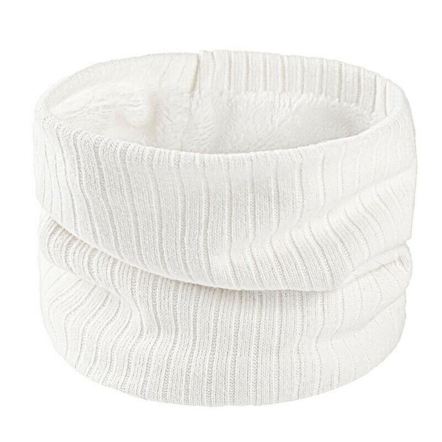 Thermal Warm Knitted Winter Scarf for Men and Women Thicken Chunky Tube