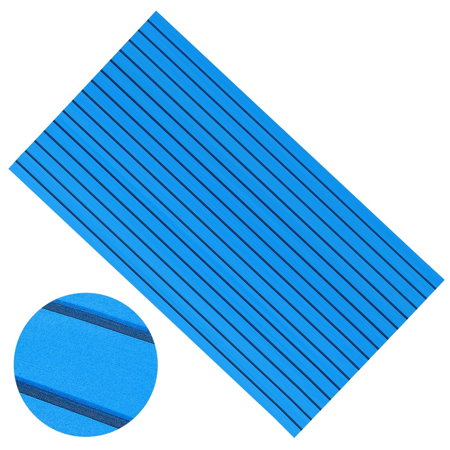 Blue Teak-Like EVA Foam Marine Decking Mat for Boats 90x240cm