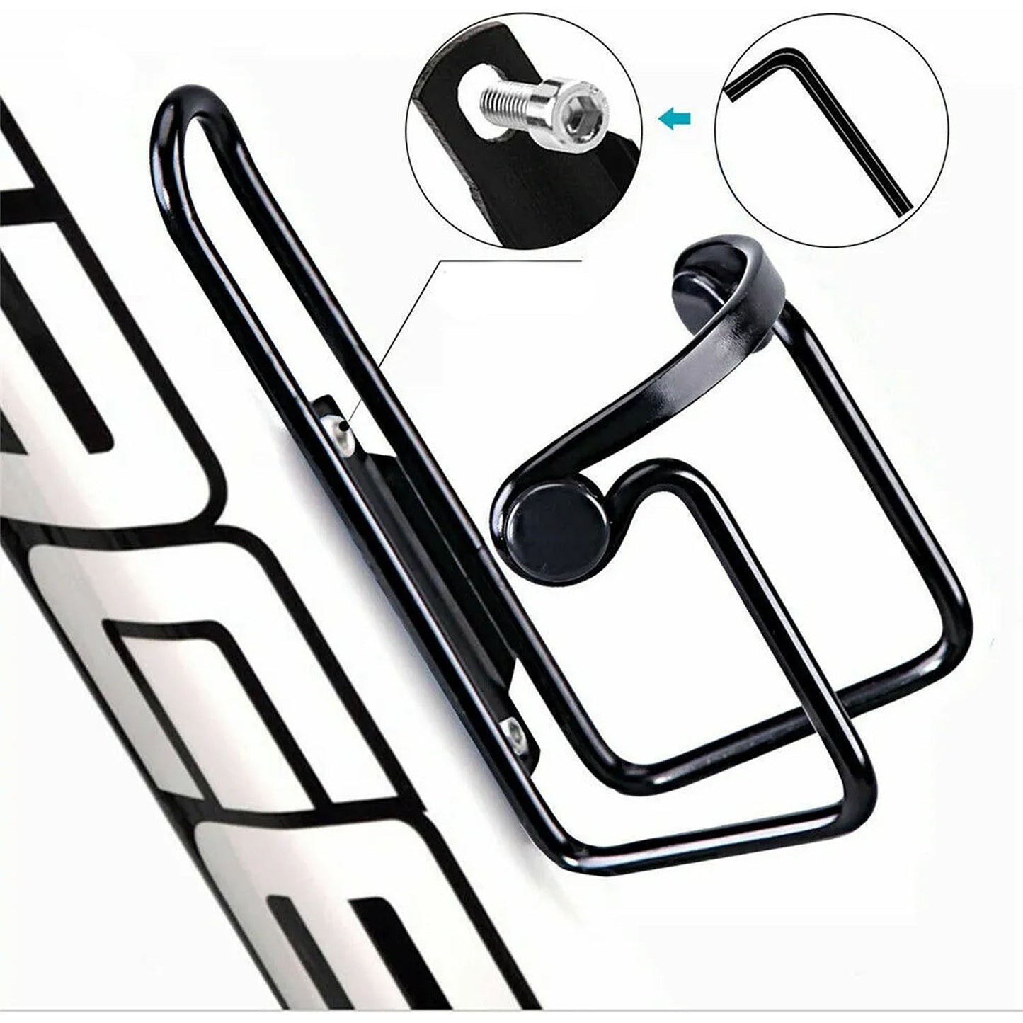 2pack Bike Water Bottle Holder Kettle Mount for Motorcycle and Mountain Bike