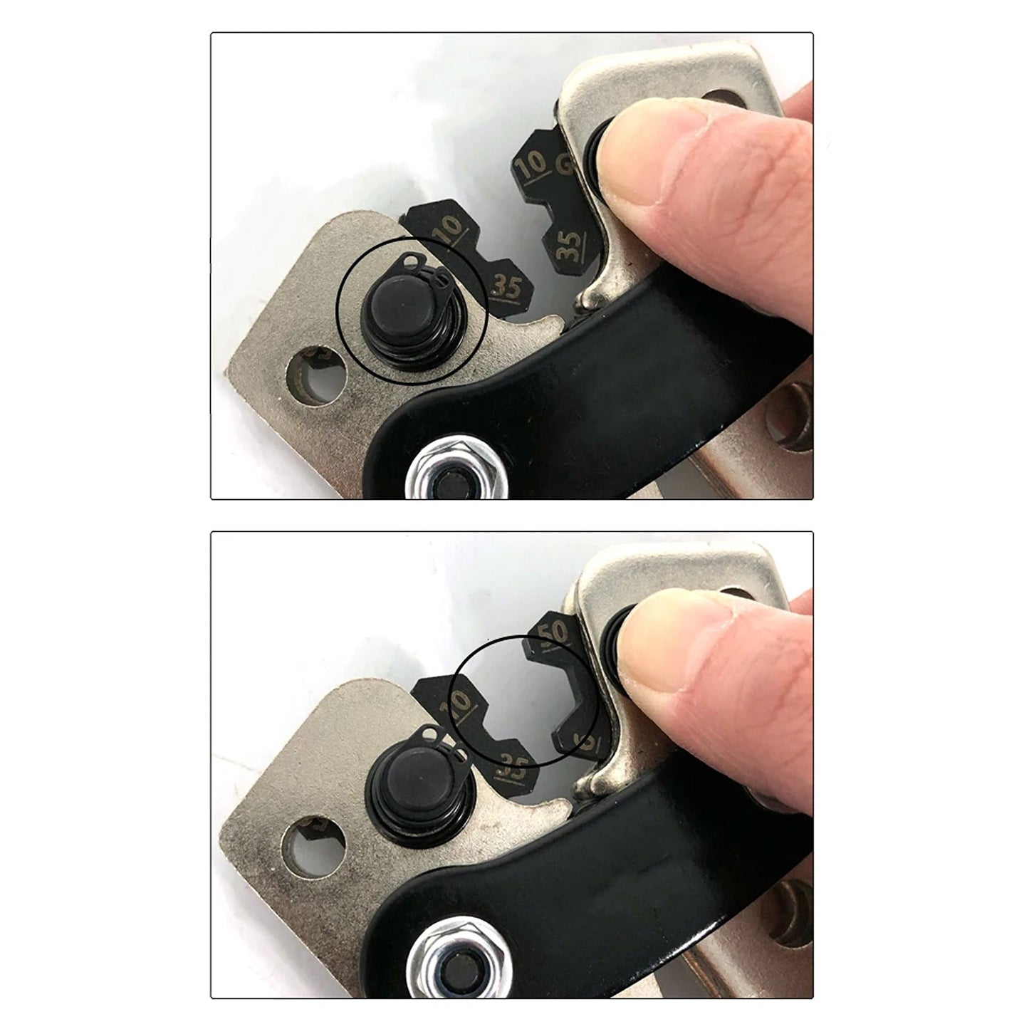 Heavy Duty Battery Terminal Hex Crimping Pliers for Cable Plugs