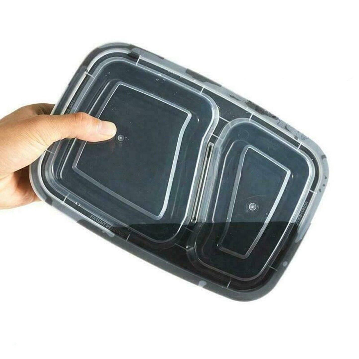 Microwavable Plastic Meal Prep Containers Take Away Food Boxes 10 to 30pcs