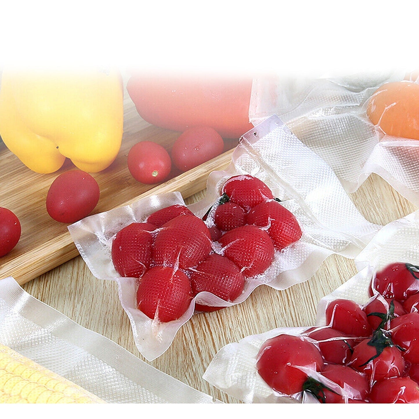 100pcs Vacuum Sealer Bags Heat Seal Pre Cut Food Storage Cryovac Saver