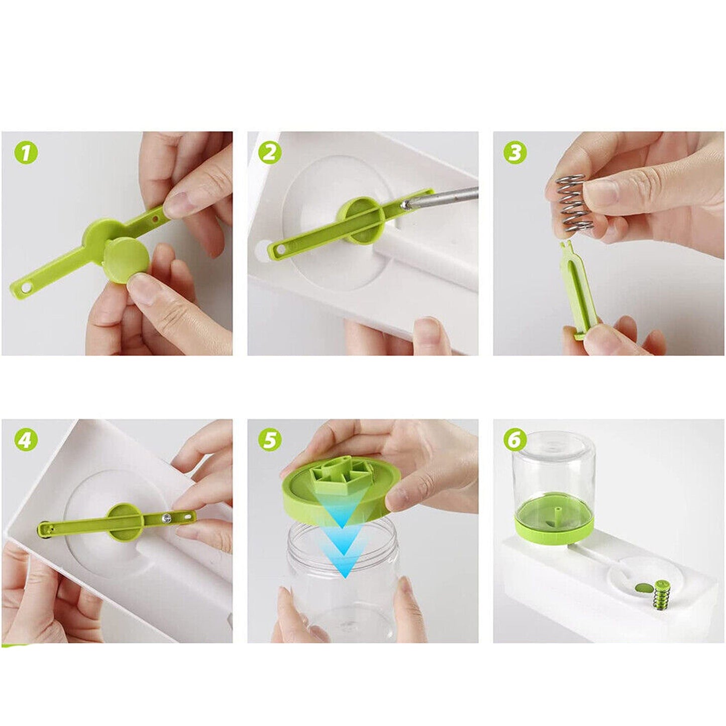 Paint Brush Cleaning Rinser with Running Water Cycle