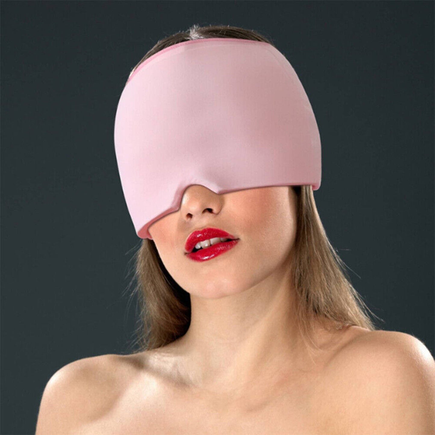 Therapeutic Ice Pack Gel Eye Mask for Migraine and Headache Relief