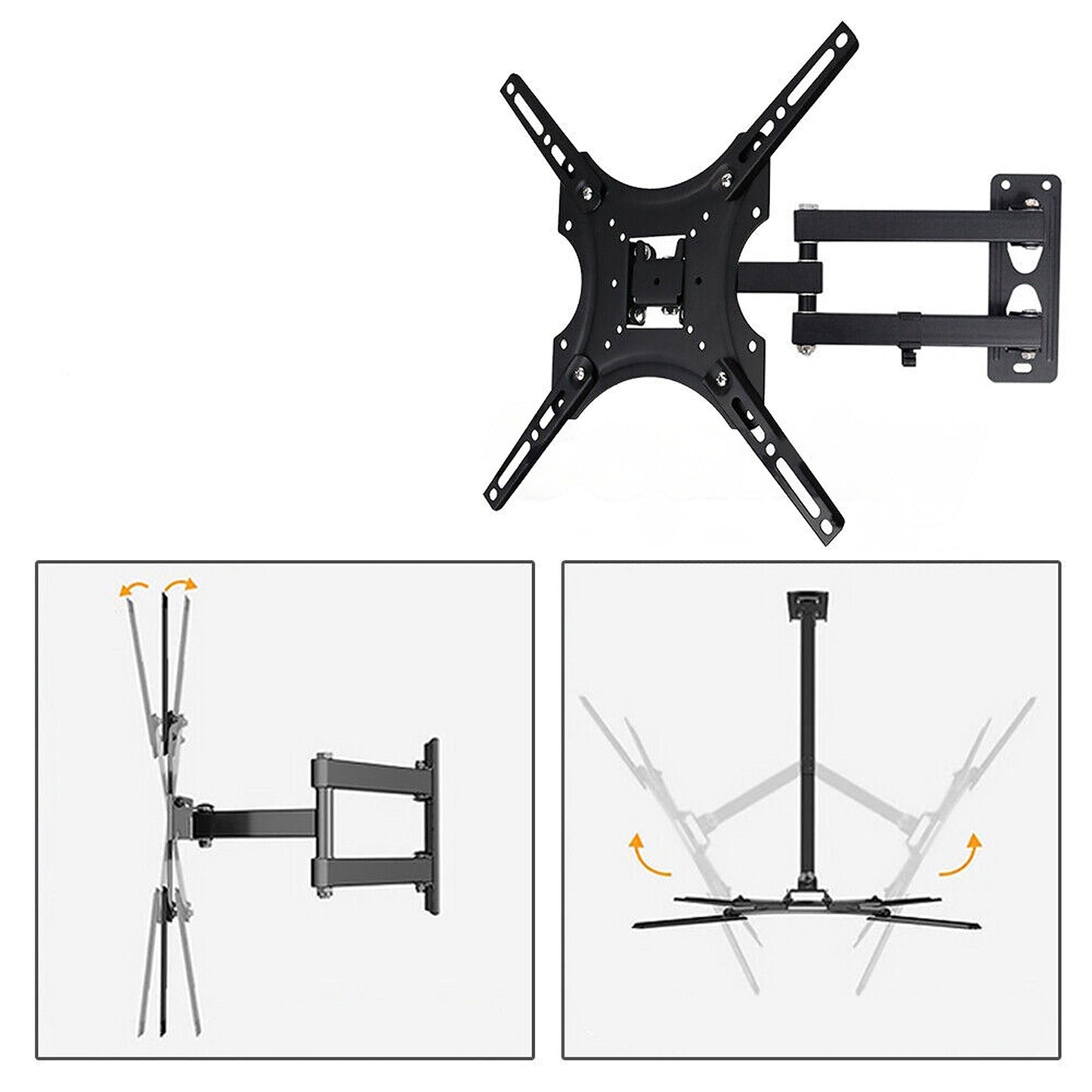 LED LCD Full Motion TV Wall Bracket Swivel Tilt Mount 32-55 Inch