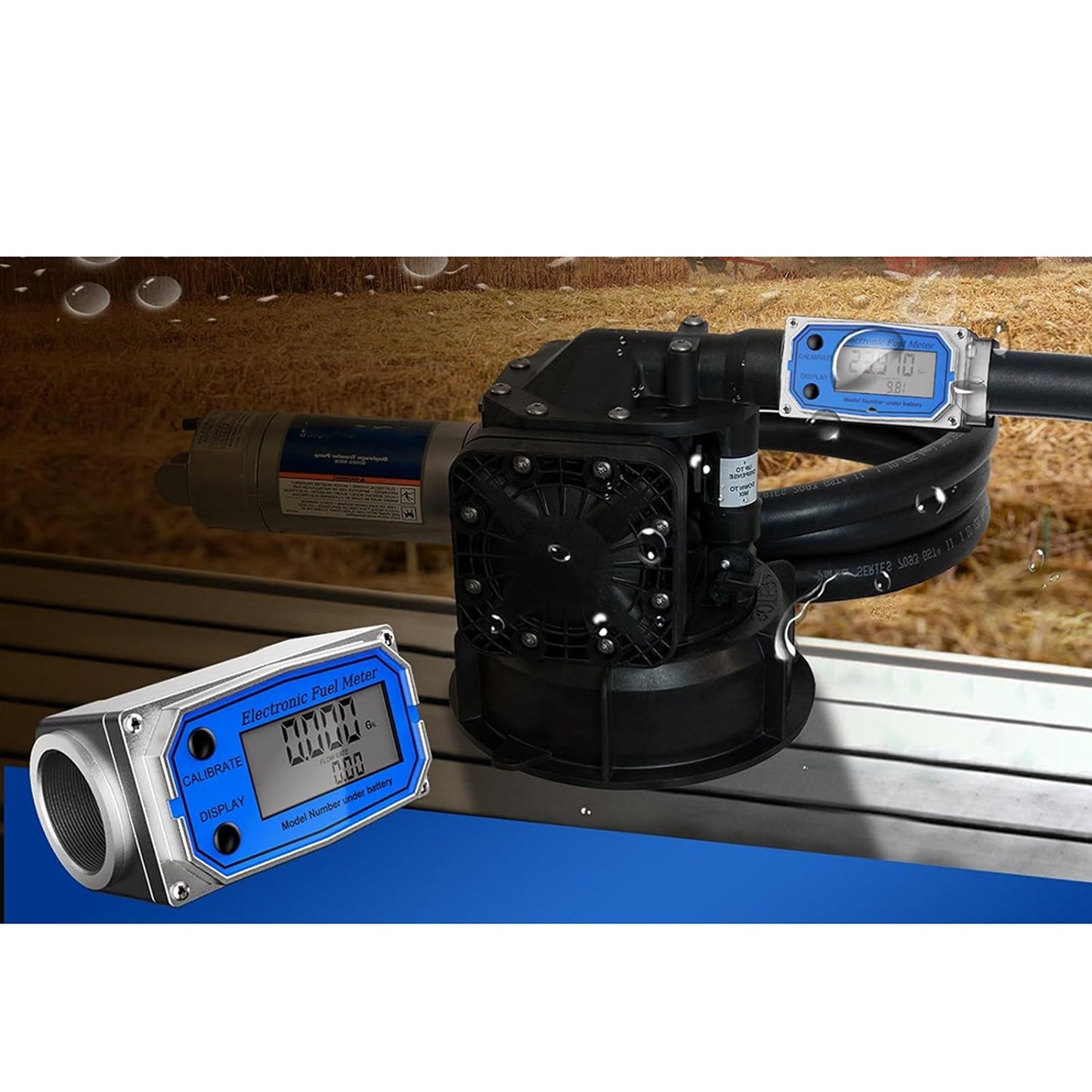 Turbine Flowmeter for Fuel Gas Oil Pump in Diesel and Kerosene Vehicles