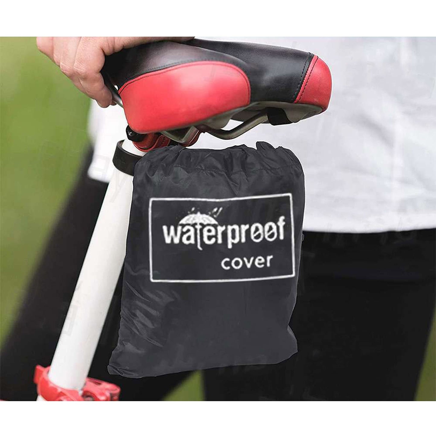 Outdoor Bike Cover UV Protective Waterproof and Heavy-Duty Fabric 210T
