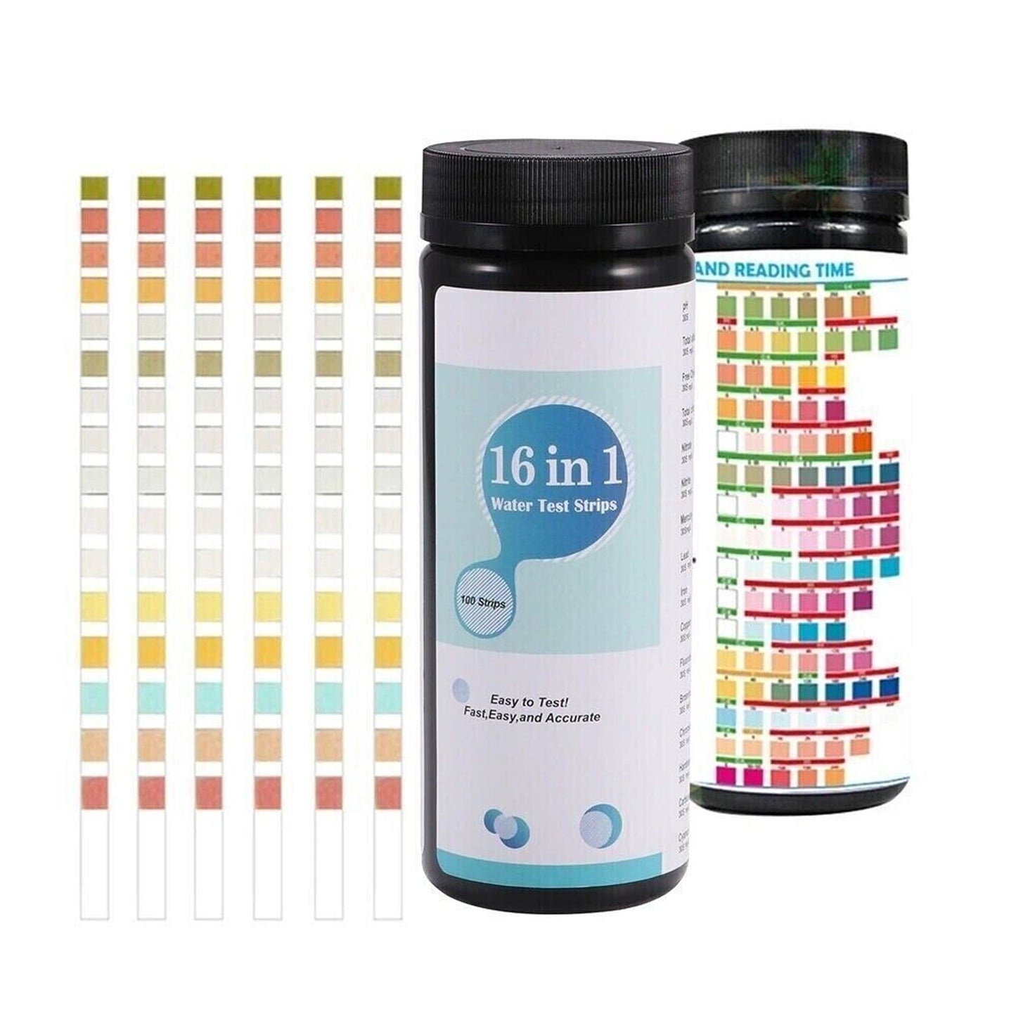 Home Water Quality Test Strips 16-in-1 Drinking Water Testing Kit