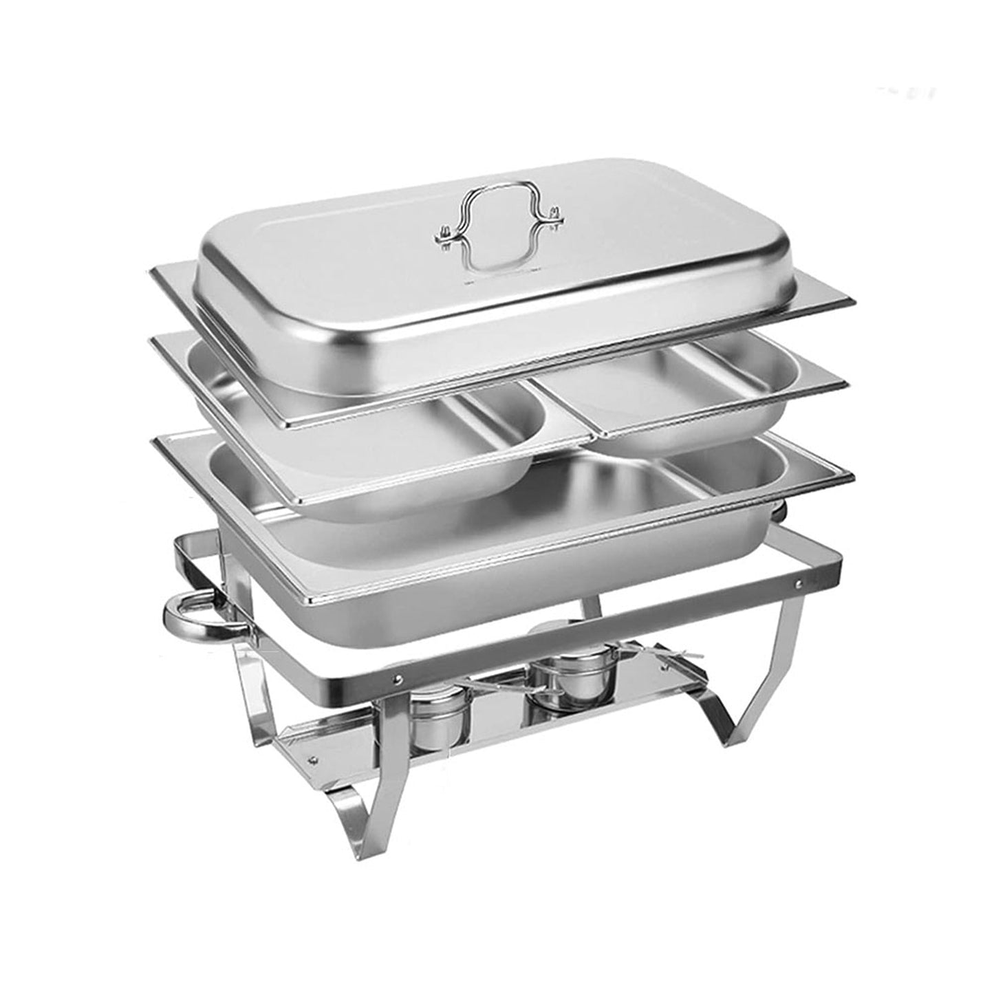 Bain Marie Food Warmer Buffet Stainless Steel Chafing Dish Heater