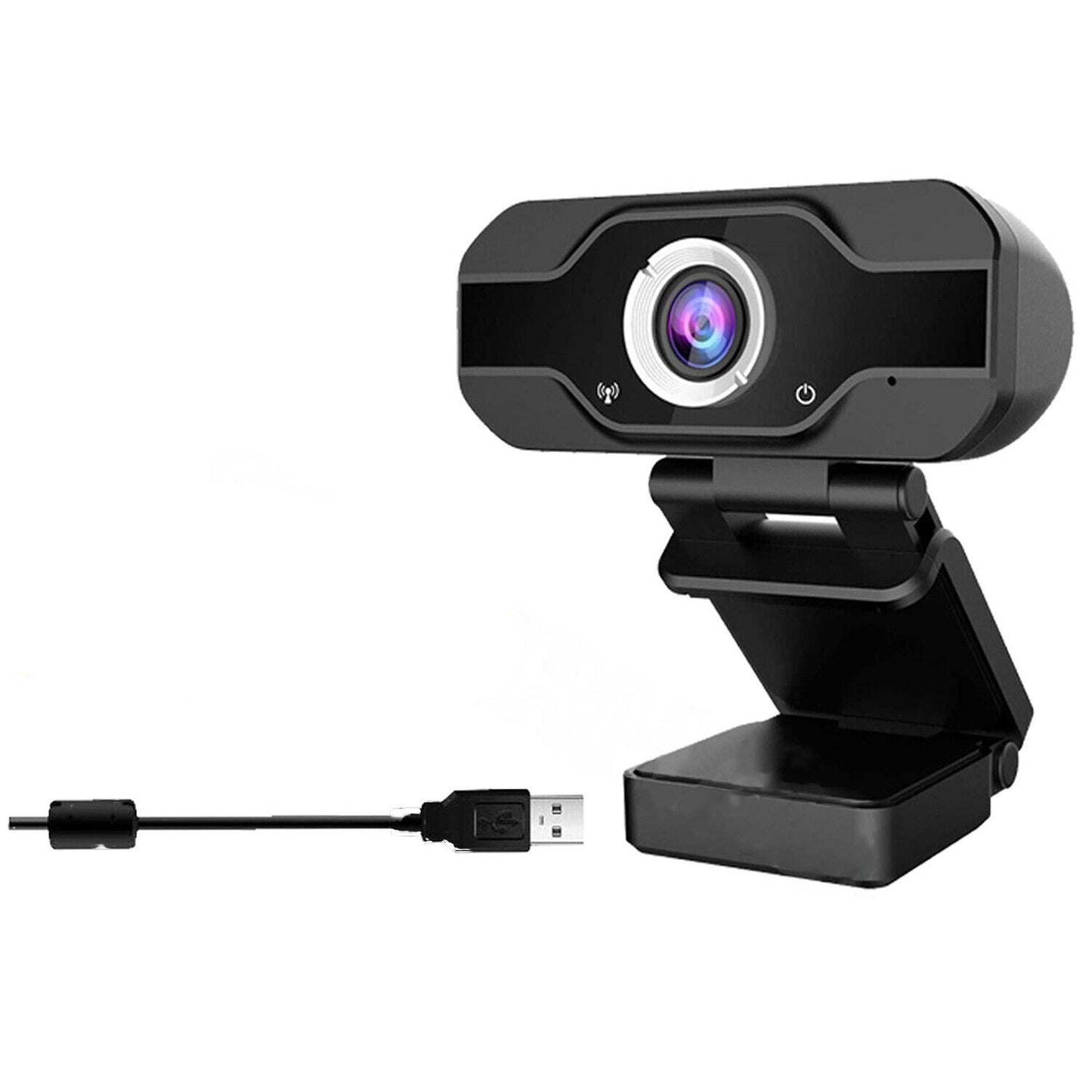 HD 1080P Webcam with Microphone for PCs and Laptops USB 2.0