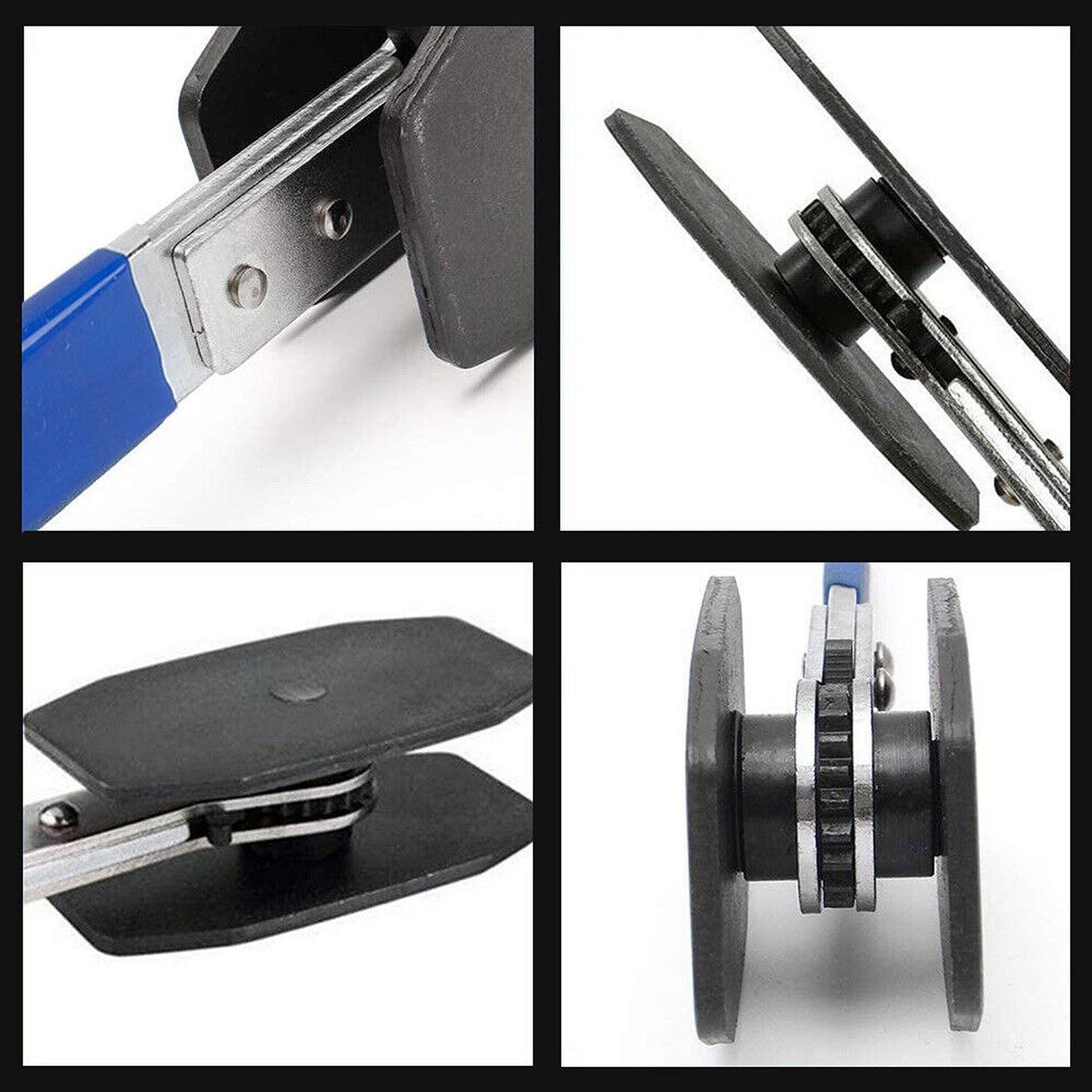 Disc Brake Caliper Piston Compressor Tool with Ratchet Wrench for Pad Installation