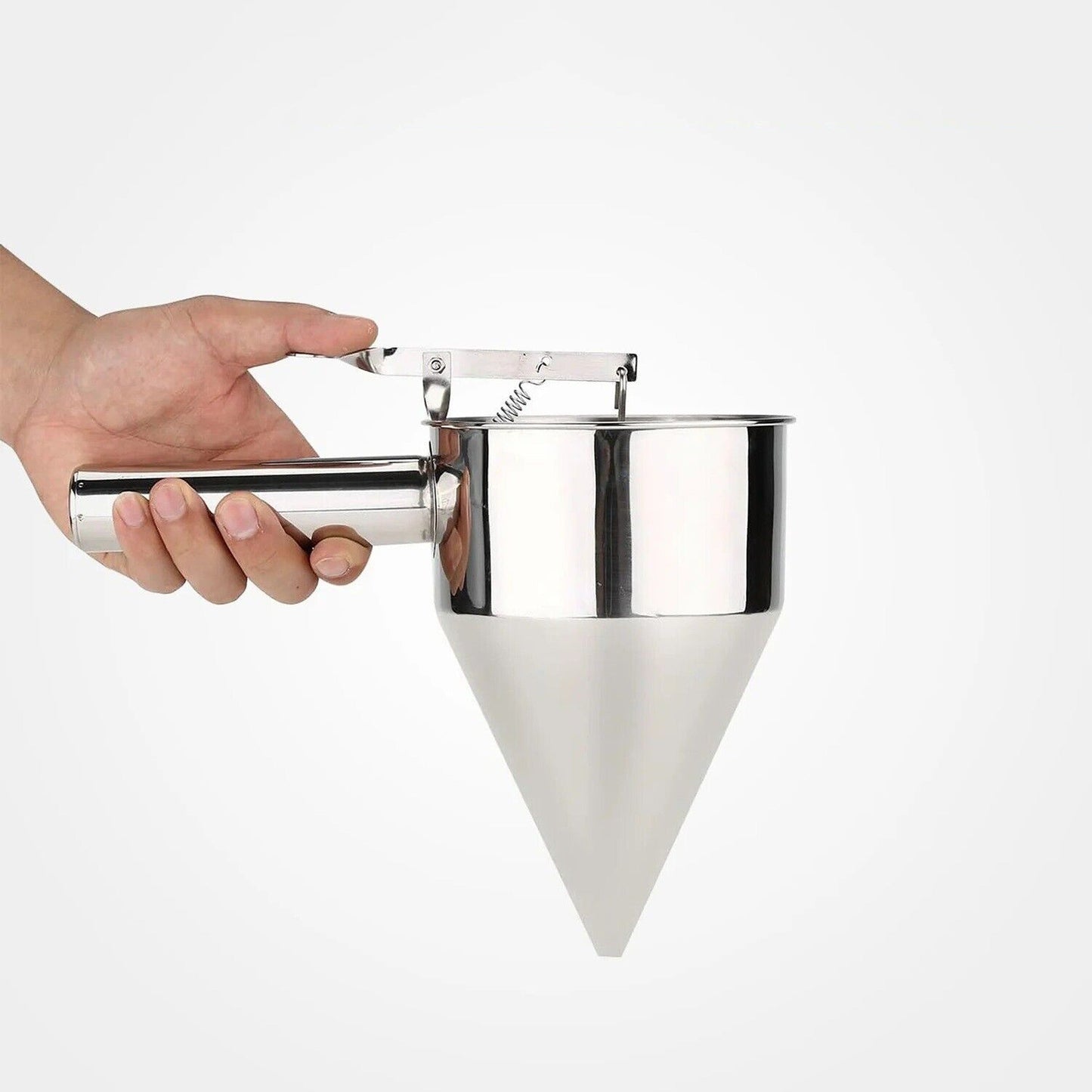Stainless Steel Batter Funnel for Pancakes Cupcakes and Waffles