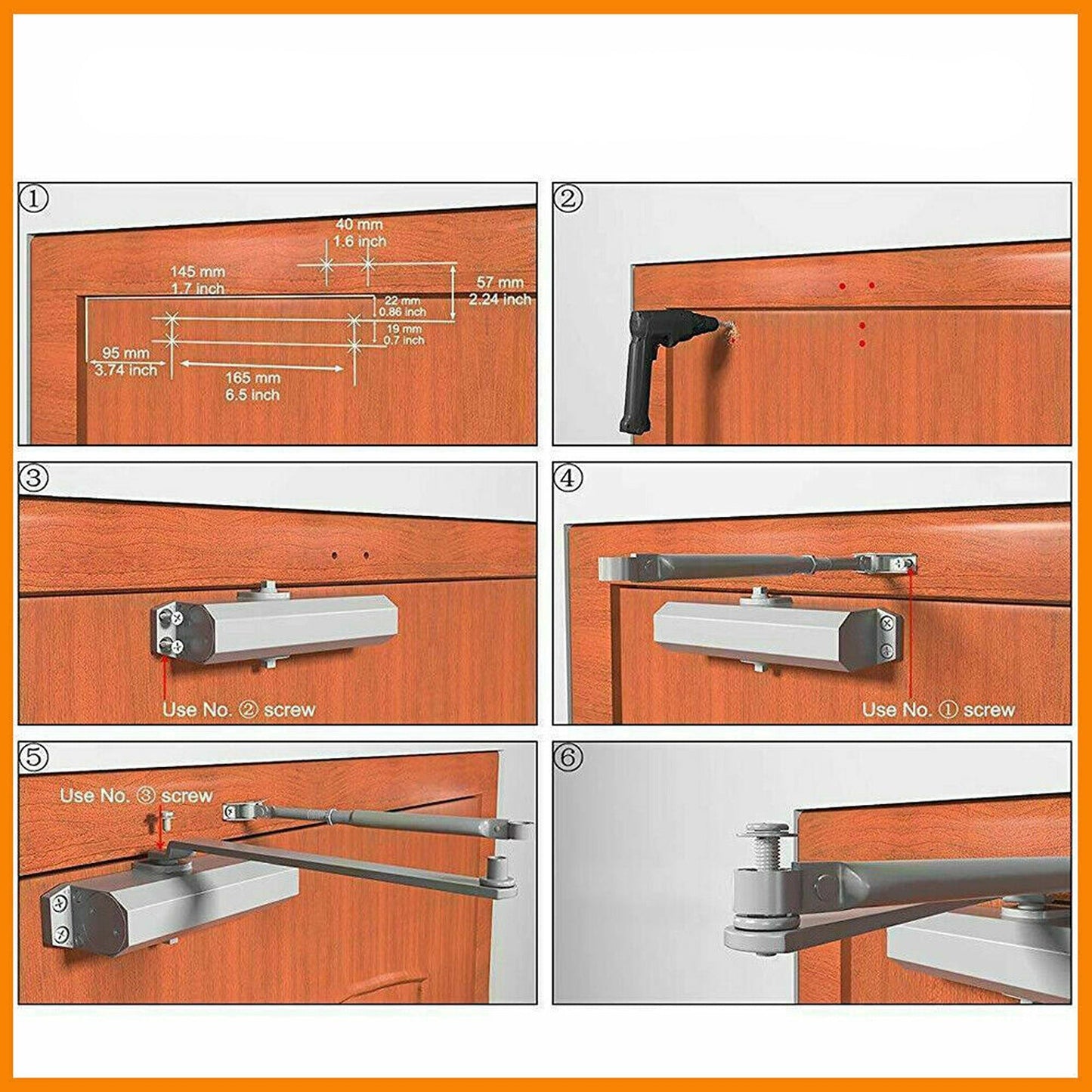 Commercial Heavy-Duty Fire Rated Door Closer