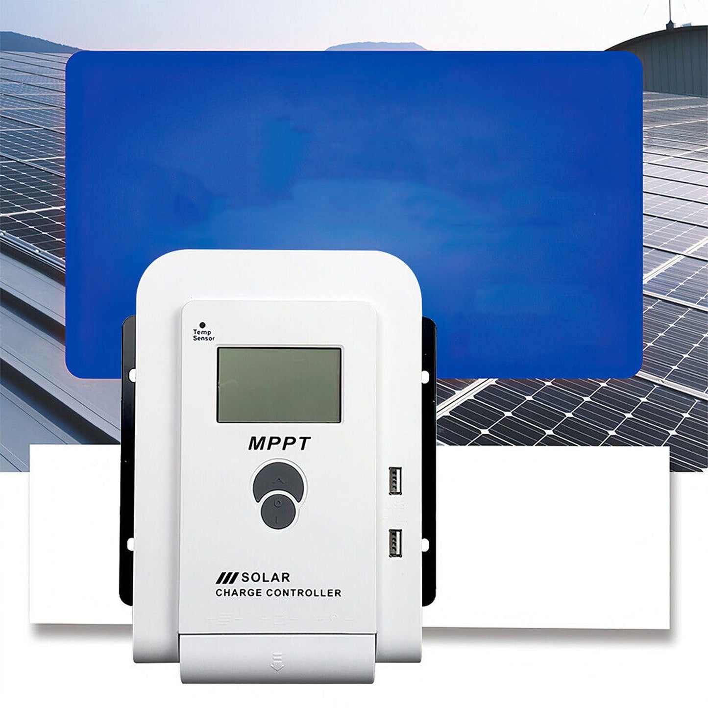 12V 24V Solar Panel Charge Controller for AGM Gel Lifepo4 Batteries